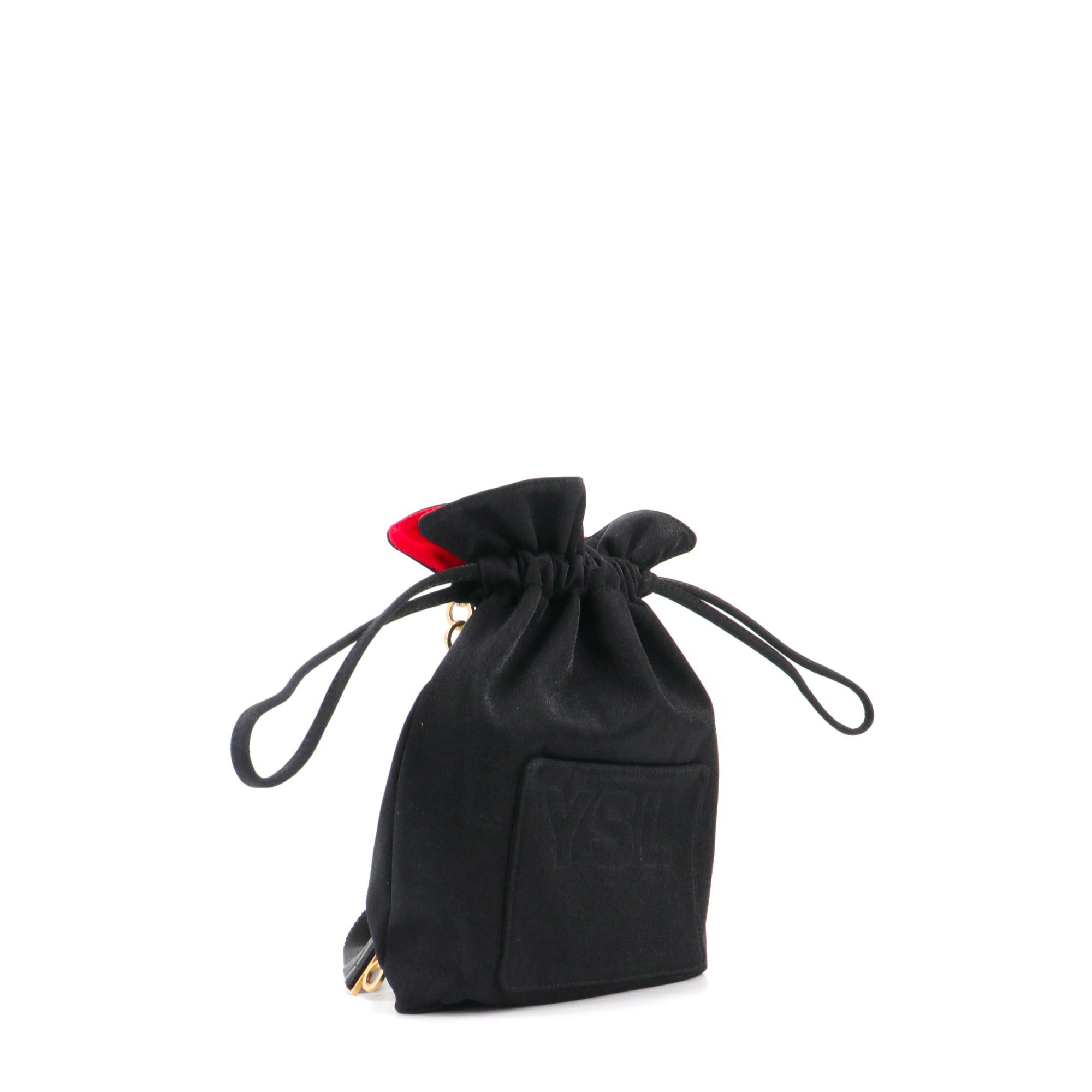 Saint Laurent Paris SAINT LAURENT - Saint Laurent reversible backpack in iridescent black nylon Size ONE SIZE - 2 Thumbnail