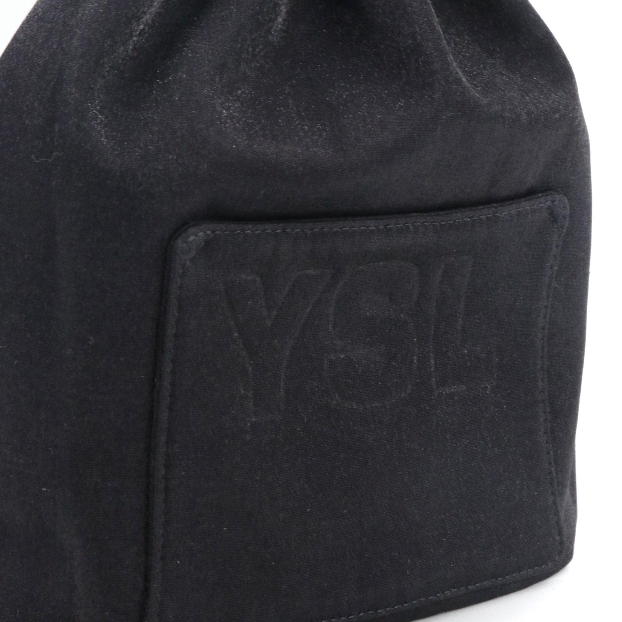 Saint Laurent Paris SAINT LAURENT - Saint Laurent reversible backpack in iridescent black nylon Size ONE SIZE - 5 Thumbnail