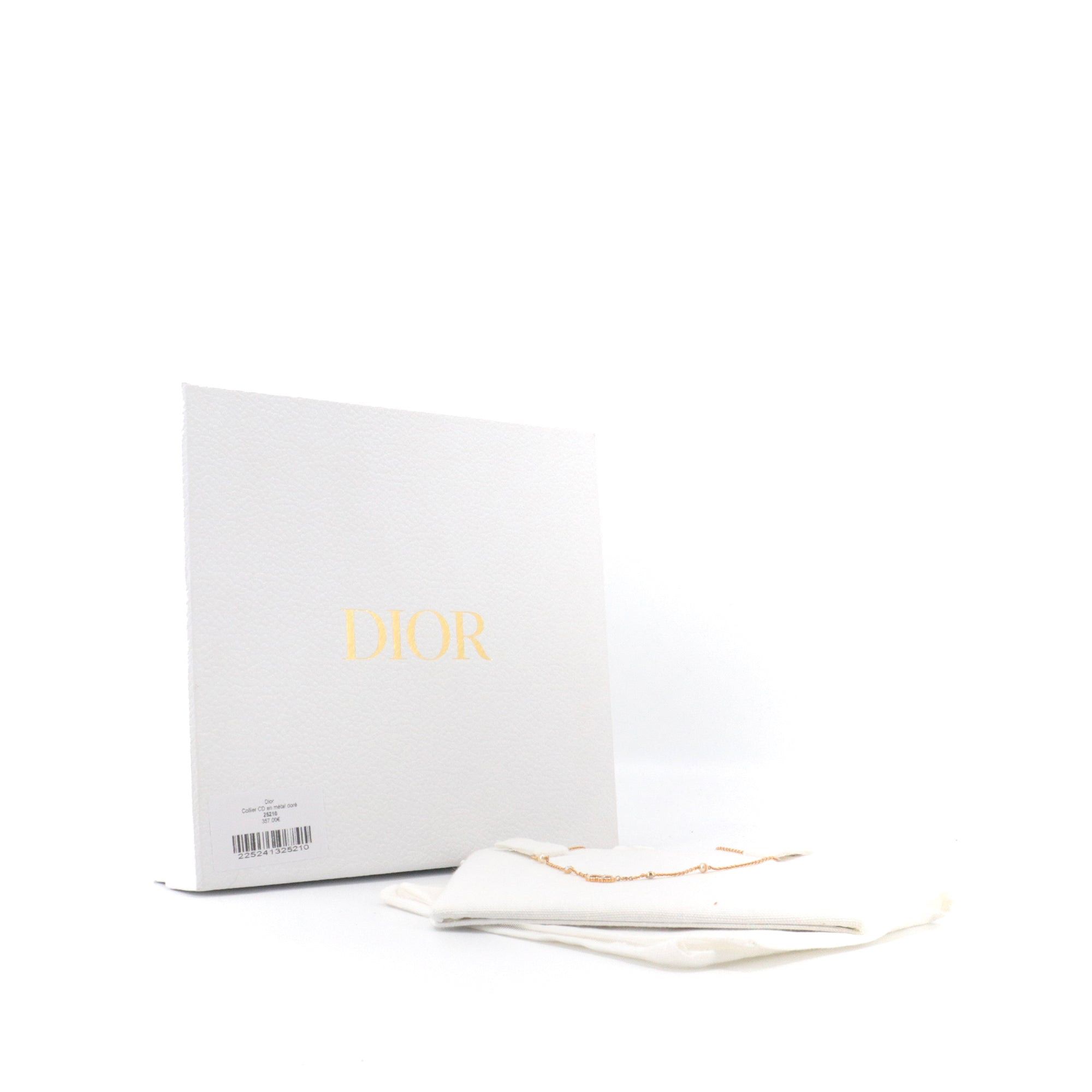 Dior DIOR - Clair D Lune Dior necklace in gold metal Size ONE SIZE - 5 Thumbnail