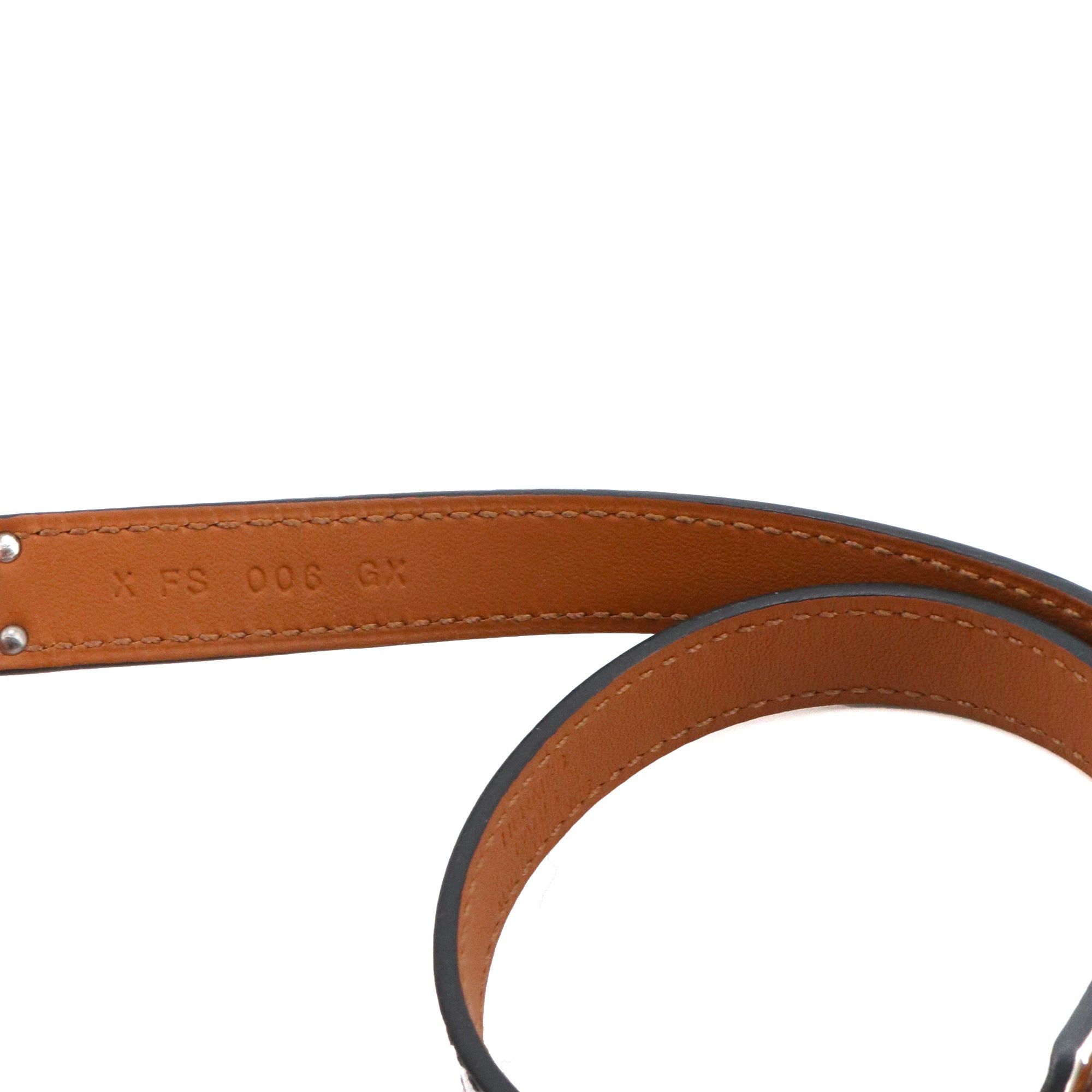 Hermes HERMÈS - Kelly Hermès double wrap bracelet in black leather (S) Size ONE SIZE - 5 Thumbnail
