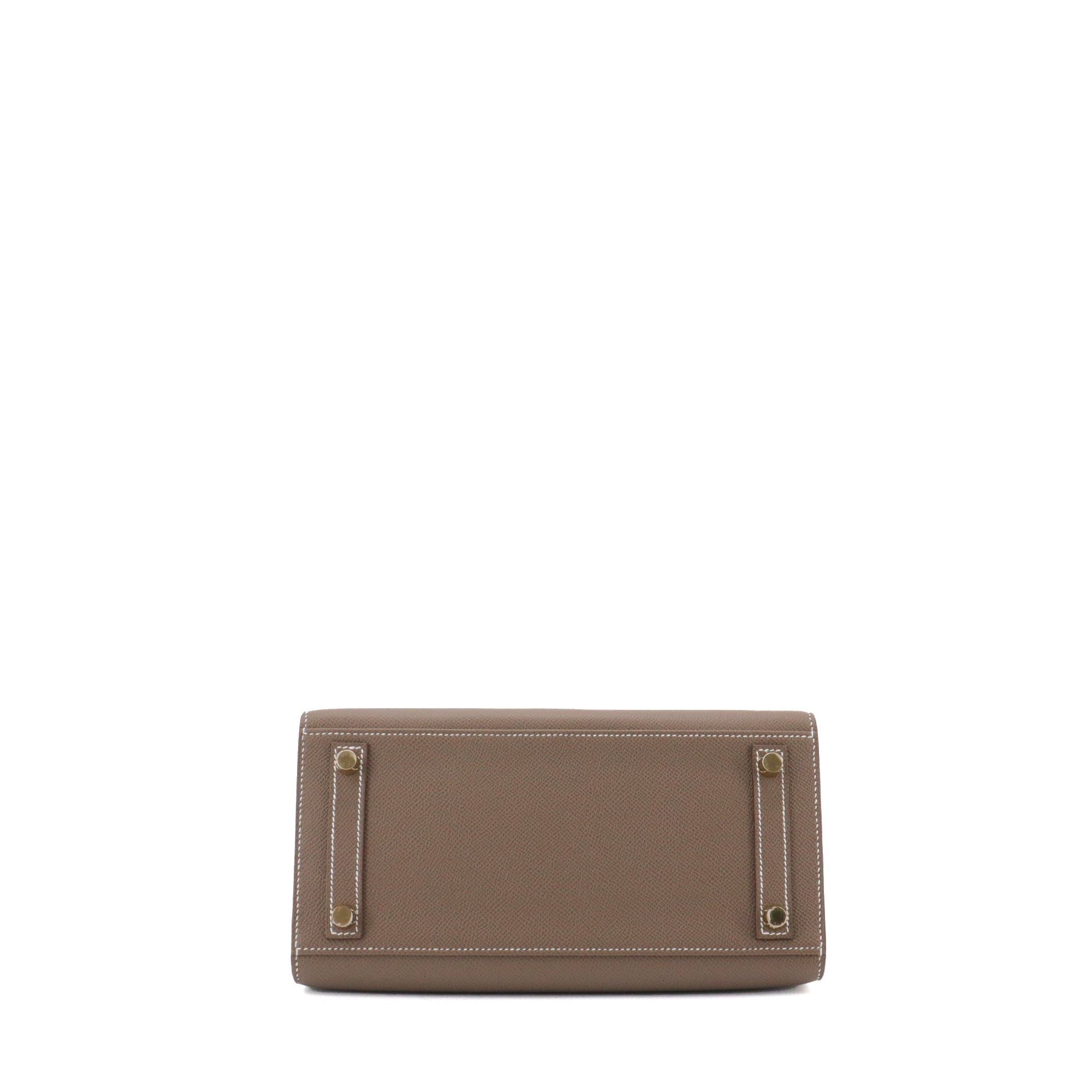 Hermes HERMÈS - Birkin 25 Hermès handbag in etoupe epsom leather Size ONE SIZE - 4 Thumbnail