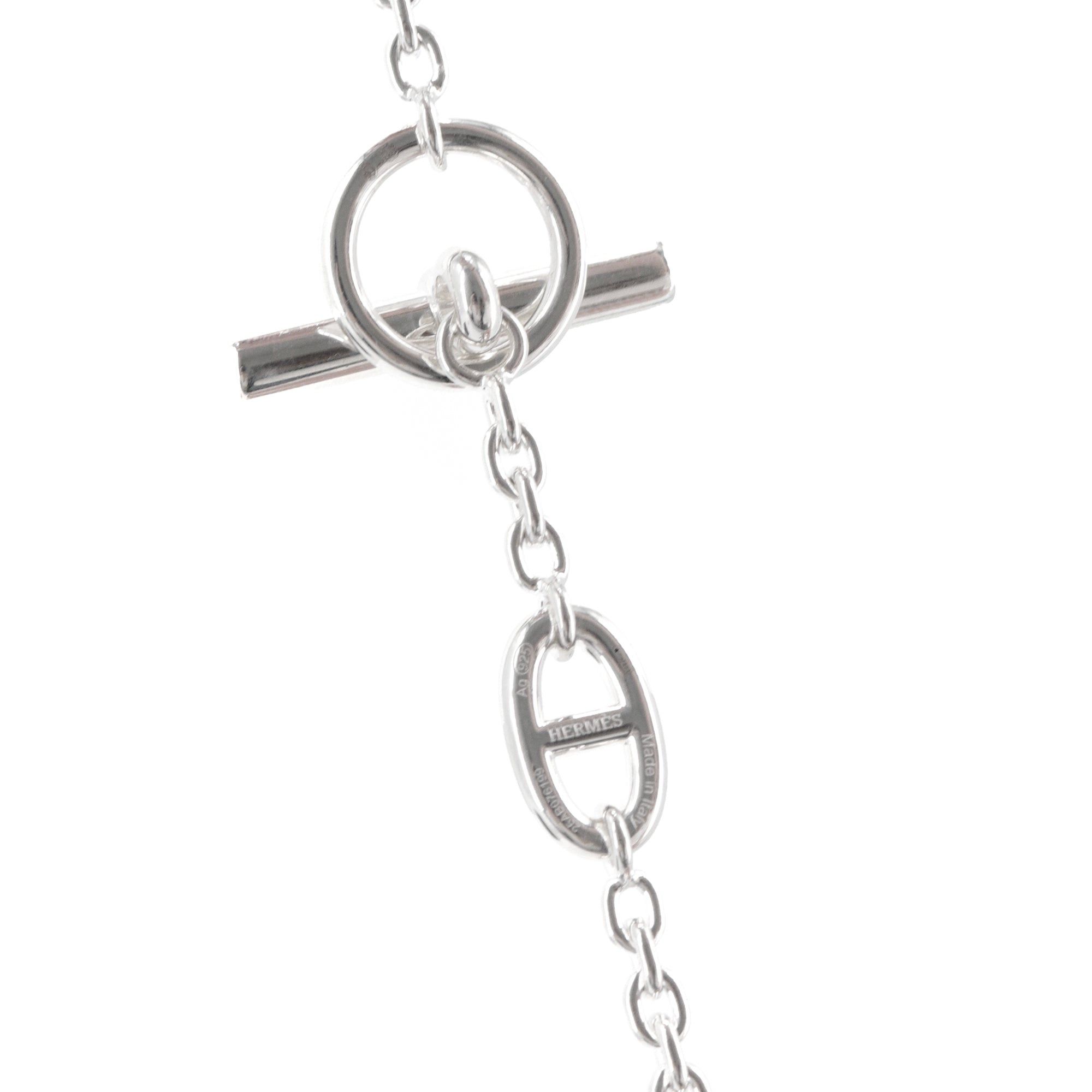 Hermes HERMÈS - Hermès Farandole 120 long necklace in silver Size ONE SIZE - 4 Thumbnail