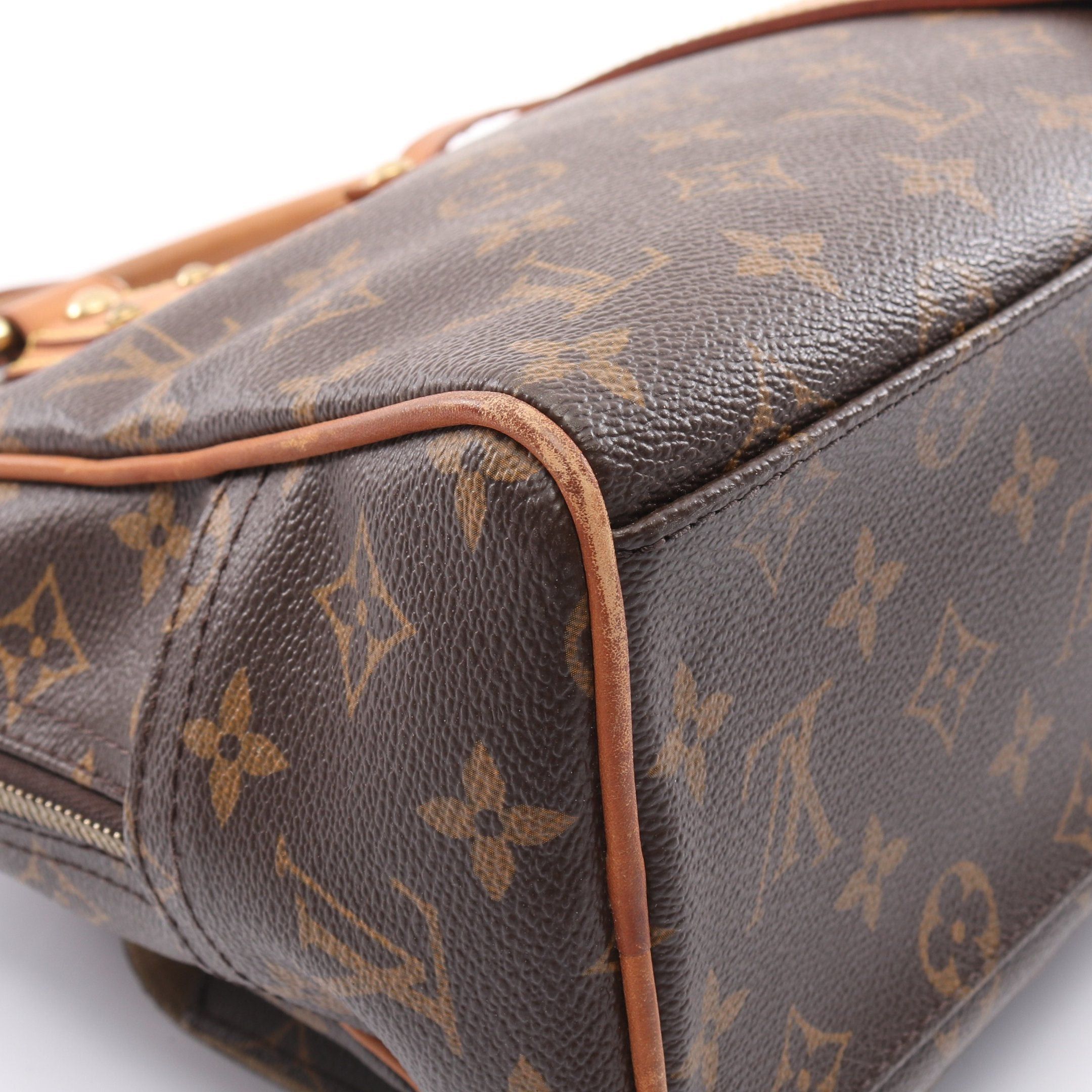 Louis Vuitton Louis Vuitton Manhattan Gm Monogram Handbag Leather Brown Size ONE SIZE - 6 Thumbnail