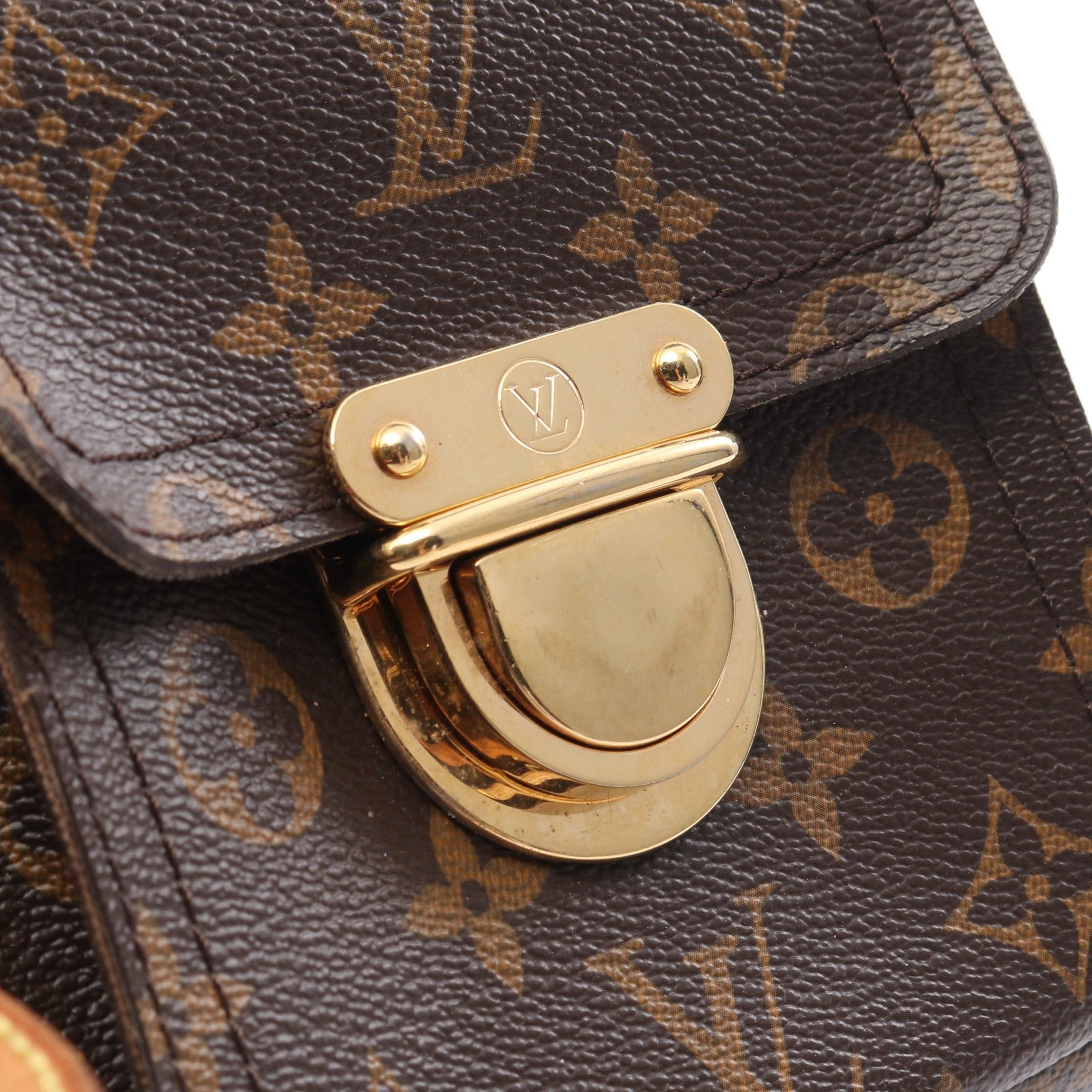 Louis Vuitton Louis Vuitton Manhattan Gm Monogram Handbag Leather Brown Size ONE SIZE - 11 Thumbnail