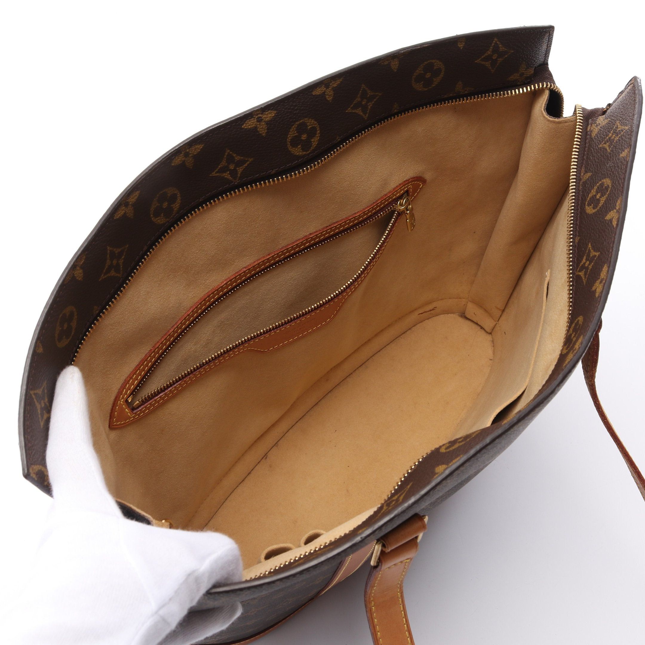 Louis Vuitton Louis Vuitton Babylon Monogram Shoulder Bag Leather Brown Size ONE SIZE - 3 Thumbnail