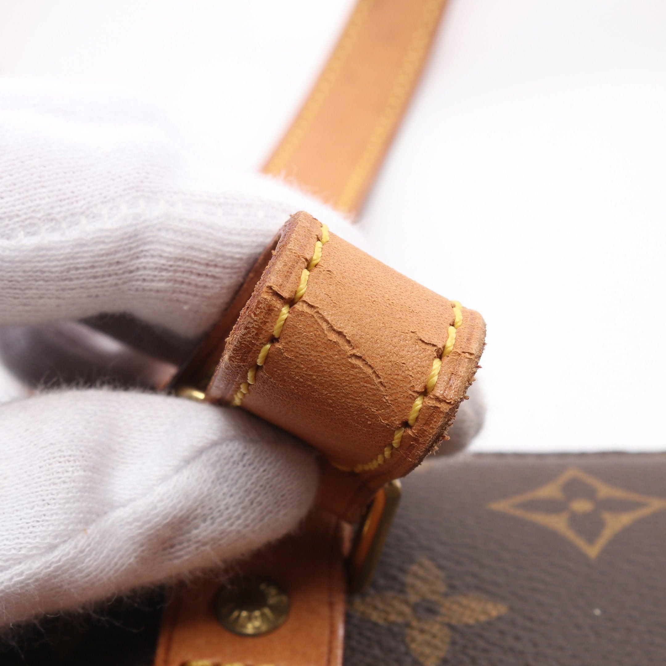 Louis Vuitton Louis Vuitton Babylon Monogram Shoulder Bag Leather Brown Size ONE SIZE - 9 Thumbnail