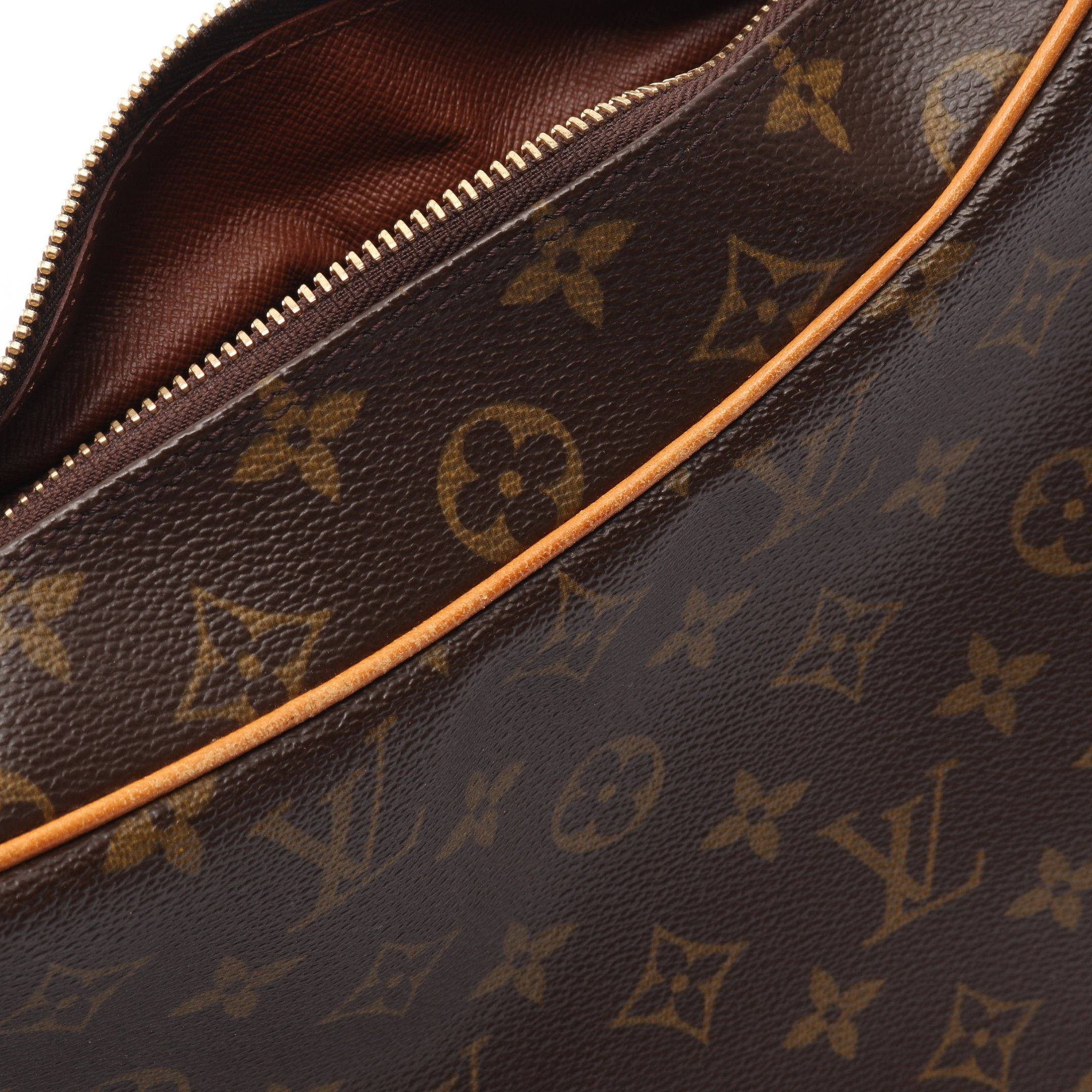 Louis Vuitton Louis Vuitton Boulogne Pm Monogram Shoulder Bag Leather Brown Size ONE SIZE - 11 Thumbnail