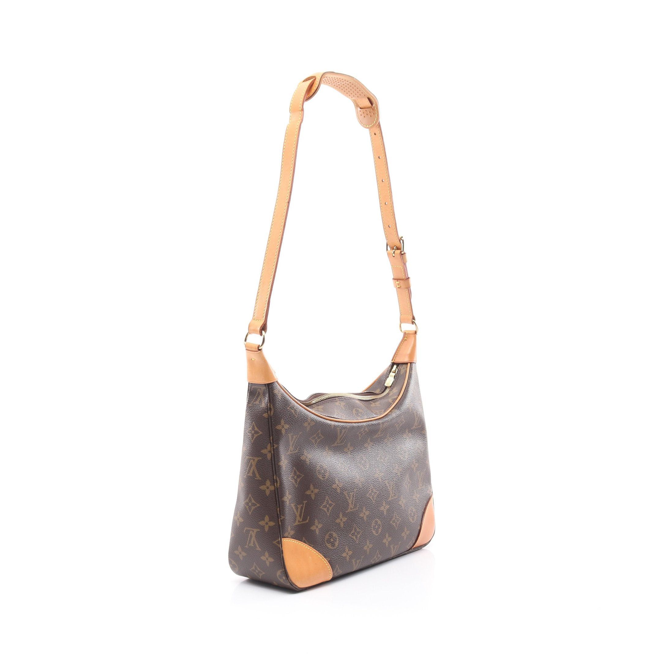 Louis Vuitton Louis Vuitton Boulogne Pm Monogram Shoulder Bag Leather Brown Size ONE SIZE - 2 Thumbnail