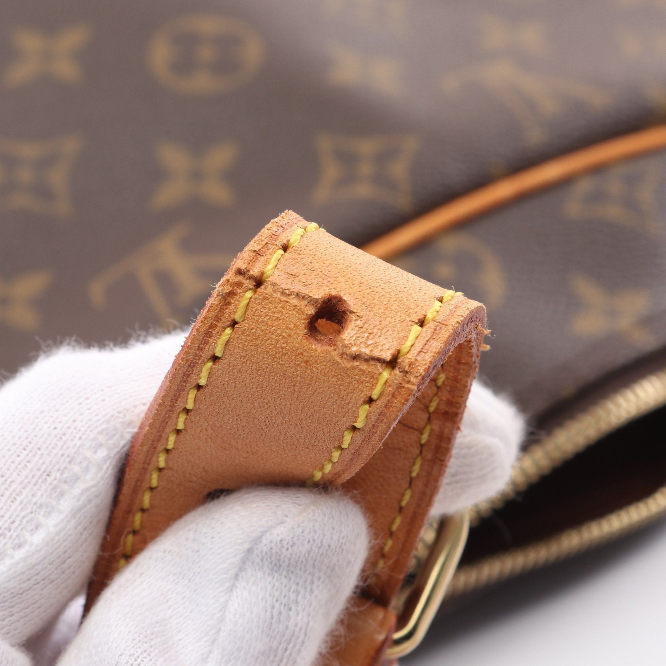 Louis Vuitton Louis Vuitton Boulogne Pm Monogram Shoulder Bag Leather Brown Size ONE SIZE - 8 Thumbnail