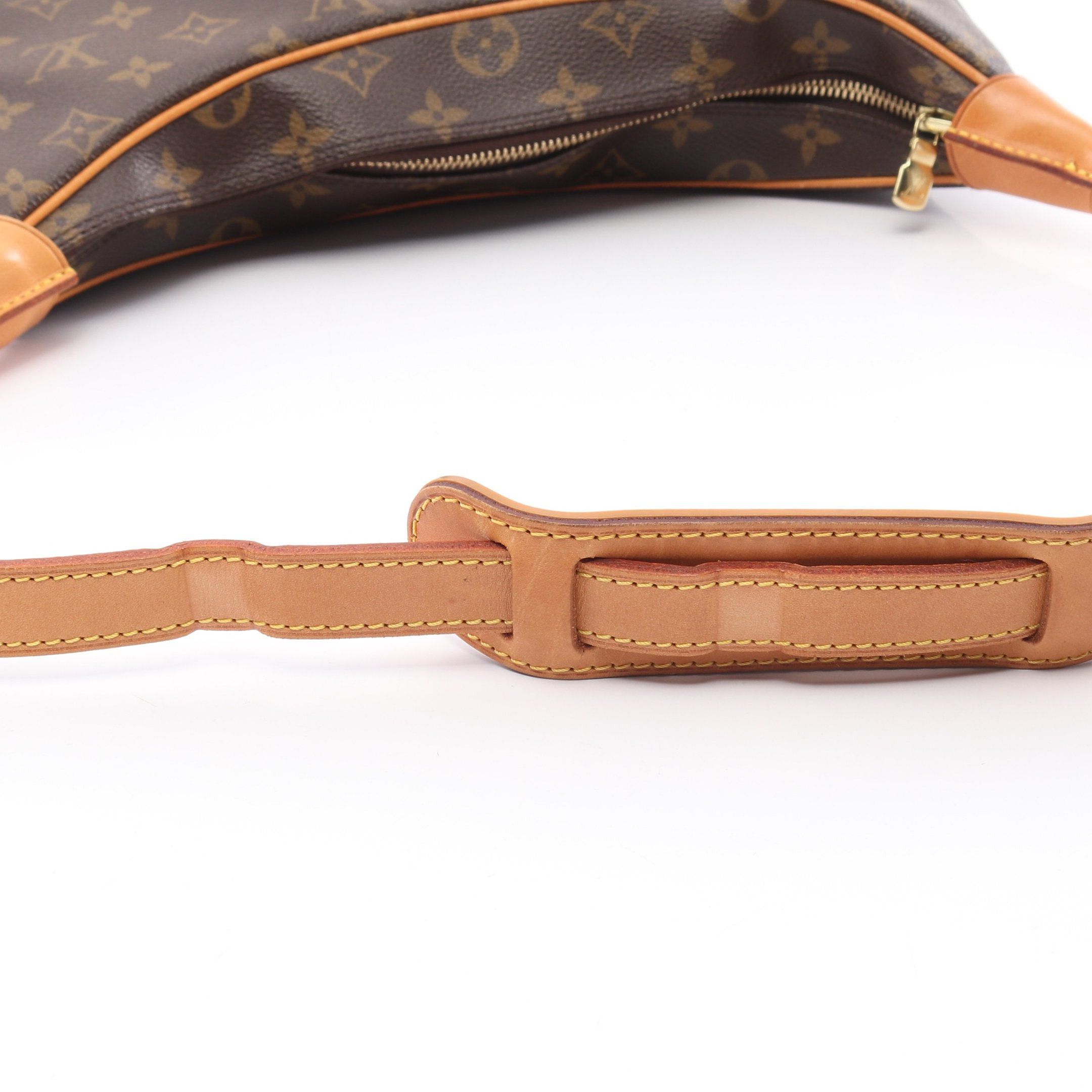 Louis Vuitton Louis Vuitton Boulogne Pm Monogram Shoulder Bag Leather Brown Size ONE SIZE - 9 Thumbnail