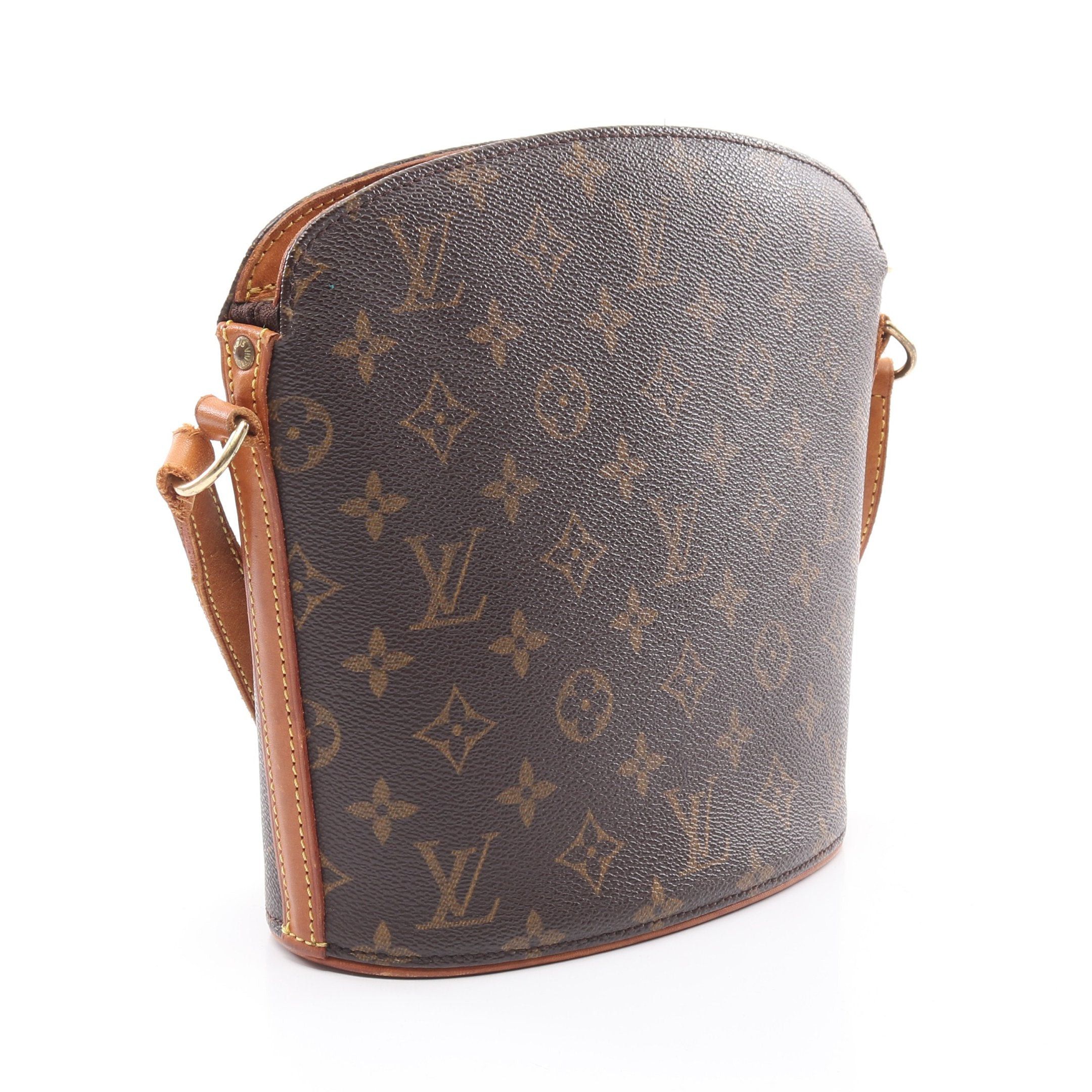Louis Vuitton Louis Vuitton Druot Monogram Shoulder Bag Leather Brown Size ONE SIZE - 2 Thumbnail