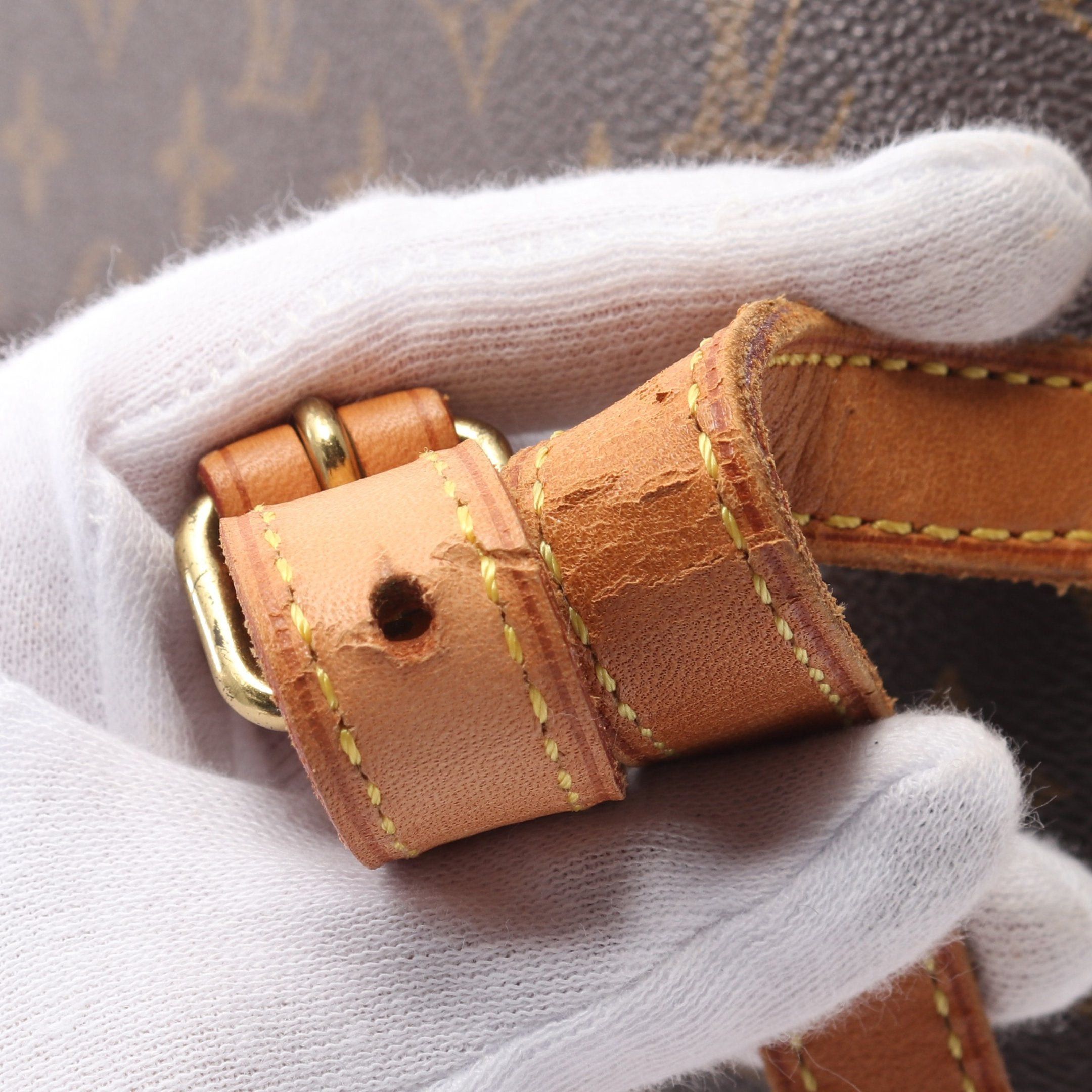 Louis Vuitton Louis Vuitton Druot Monogram Shoulder Bag Leather Brown Size ONE SIZE - 9 Thumbnail
