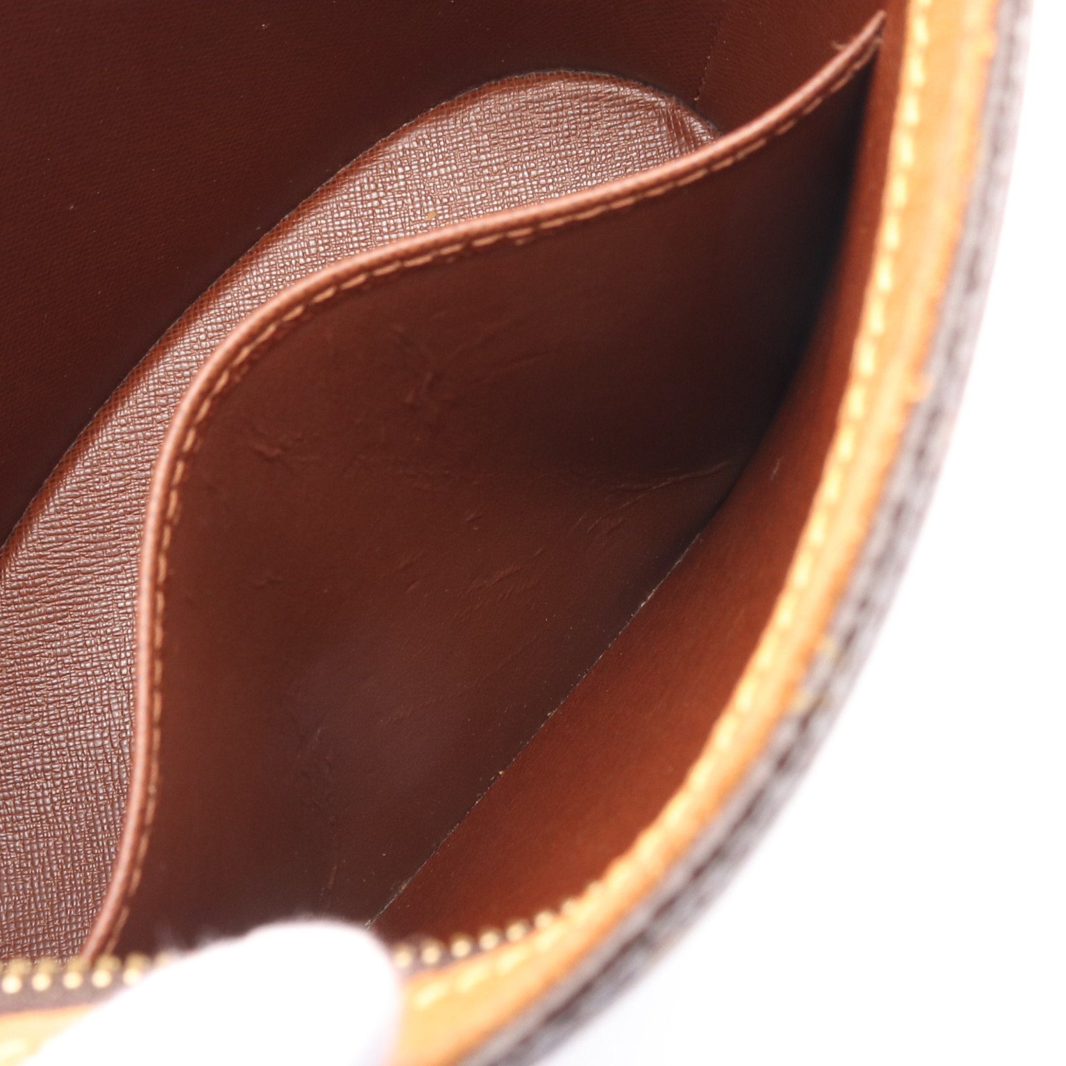 Louis Vuitton Louis Vuitton Druot Monogram Shoulder Bag Leather Brown Size ONE SIZE - 12 Thumbnail