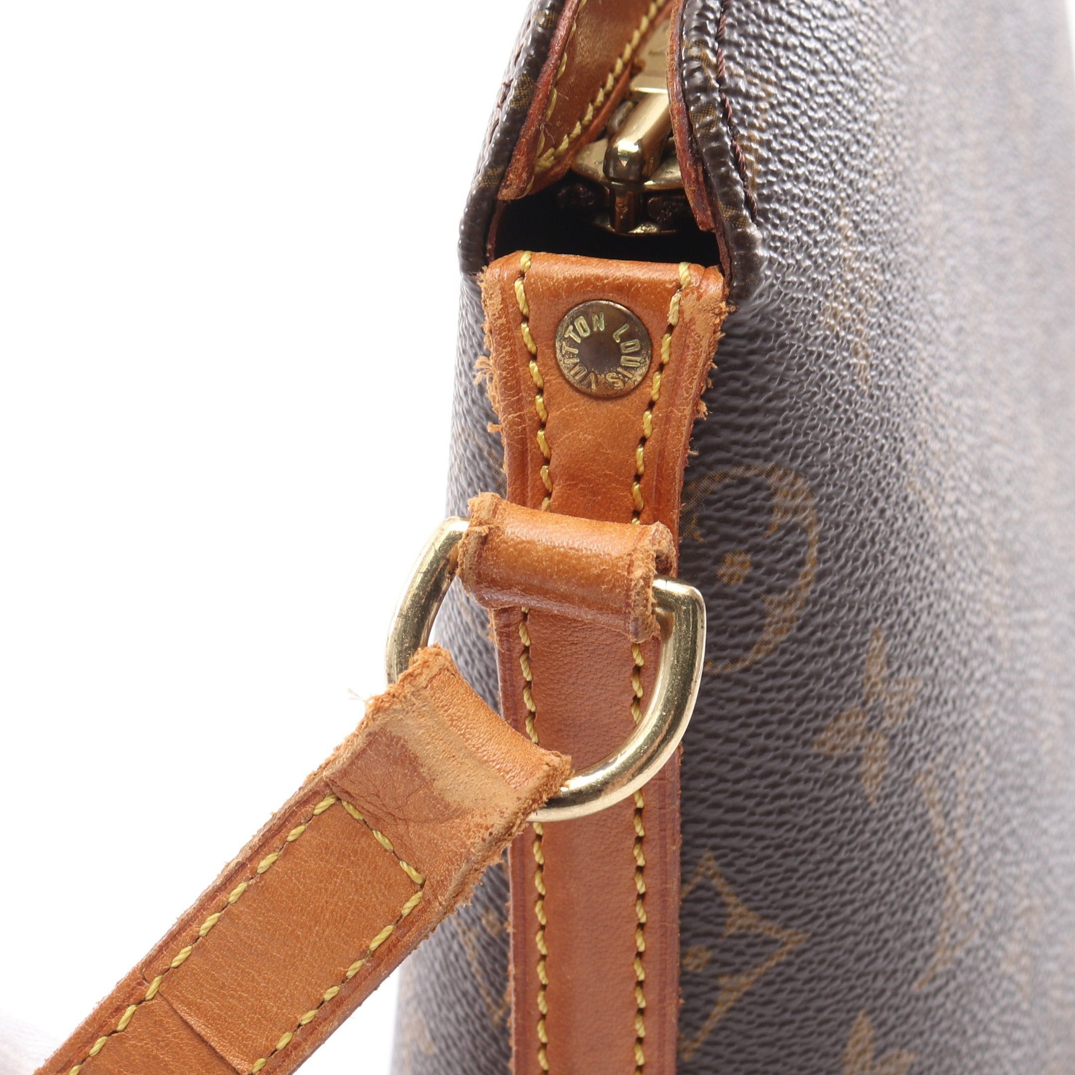 Louis Vuitton Louis Vuitton Druot Monogram Shoulder Bag Leather Brown Size ONE SIZE - 8 Thumbnail