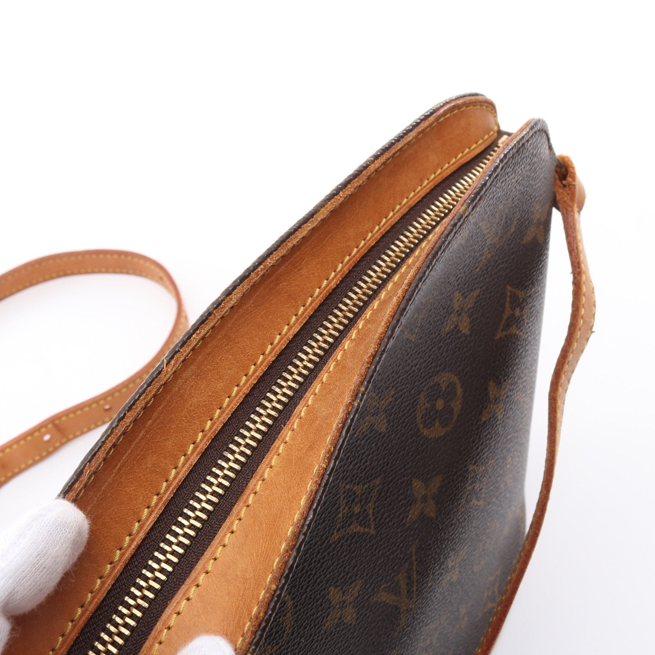 Louis Vuitton Louis Vuitton Druot Monogram Shoulder Bag Leather Brown Size ONE SIZE - 10 Thumbnail