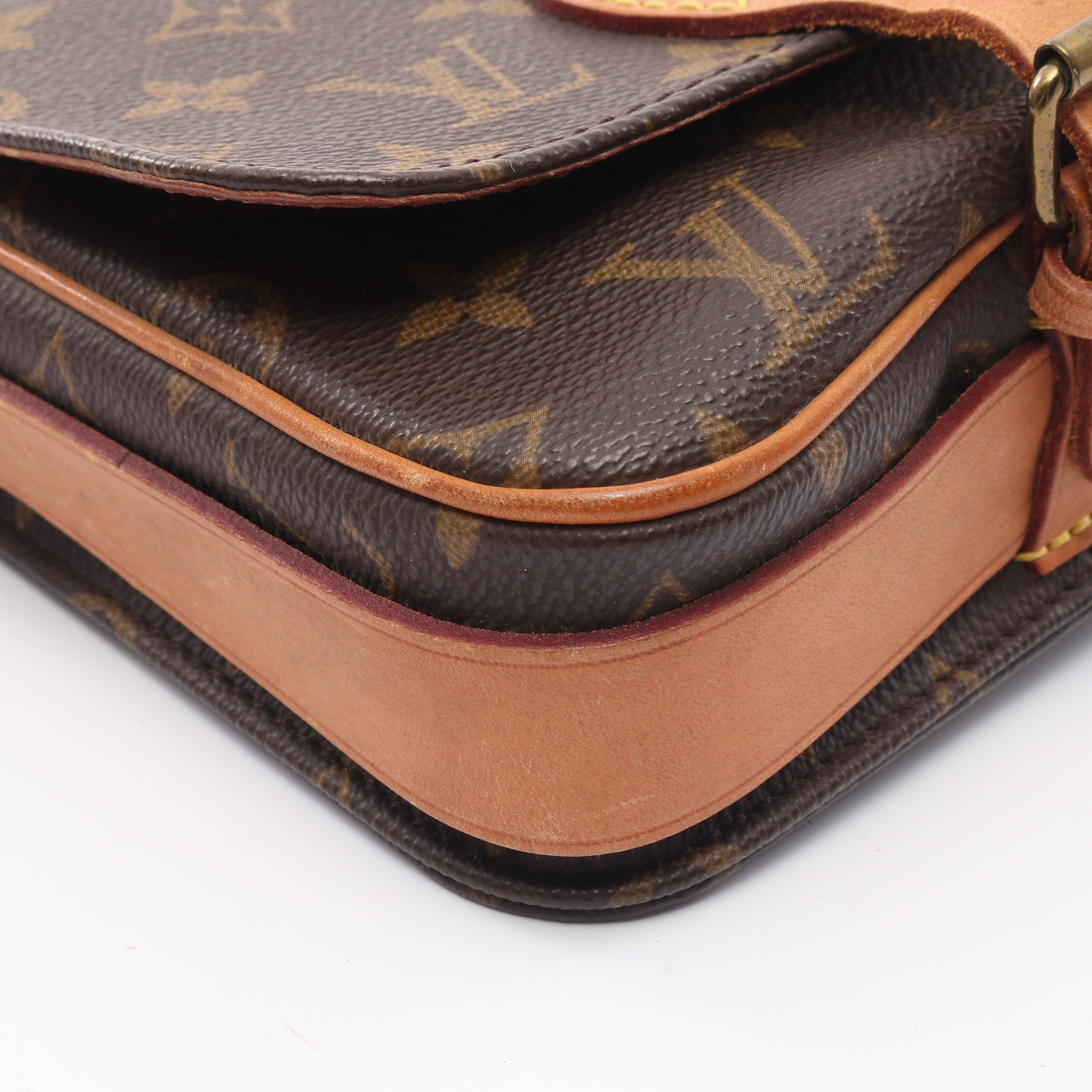 Louis Vuitton Louis Vuitton Cartesier Pm Monogram Shoulder Bag Leather Brown Size ONE SIZE - 6 Thumbnail