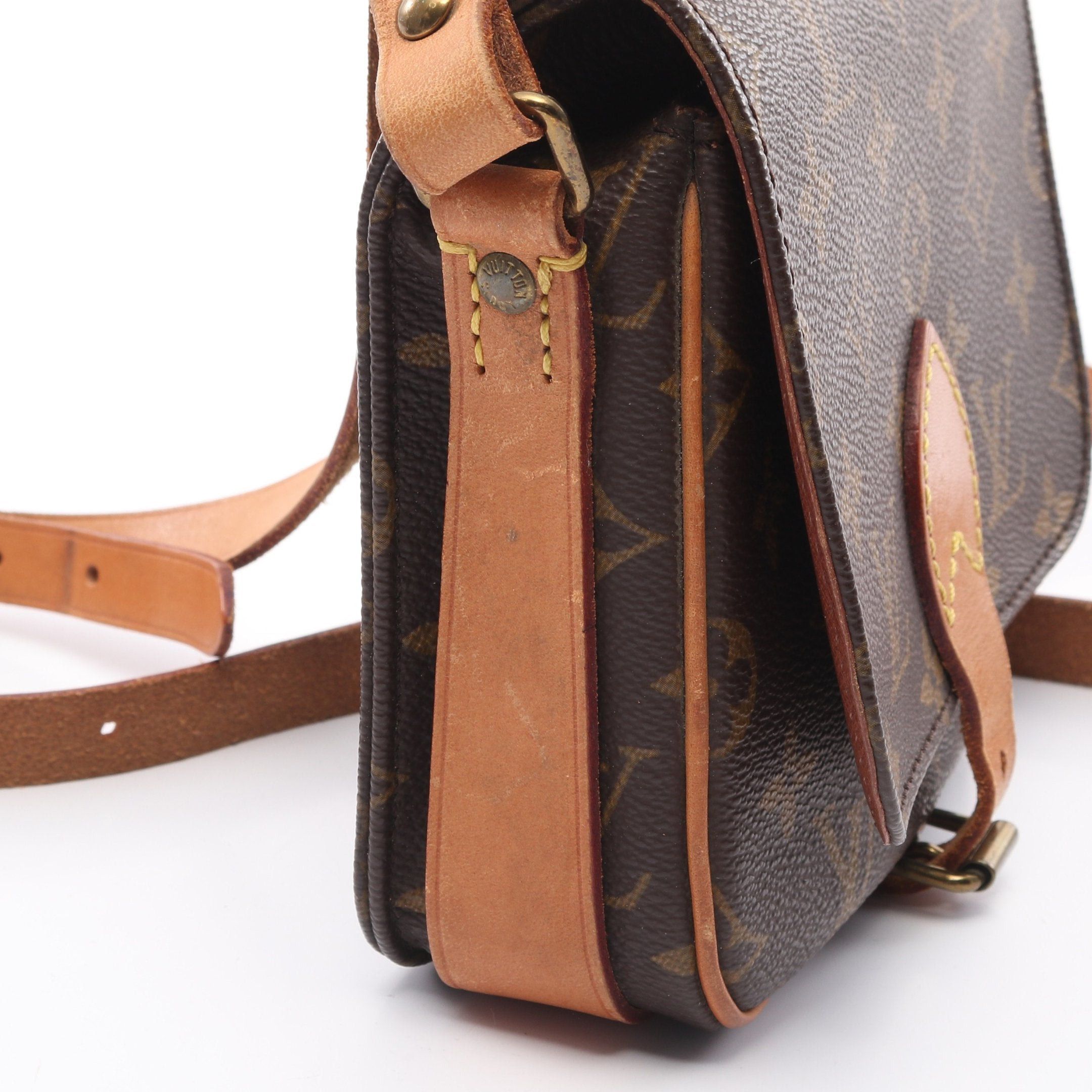 Louis Vuitton Louis Vuitton Cartesier Pm Monogram Shoulder Bag Leather Brown Size ONE SIZE - 8 Thumbnail