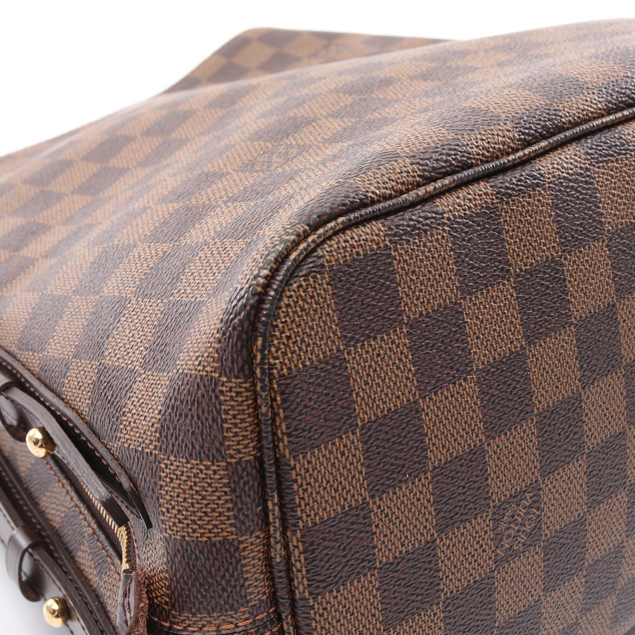 Louis Vuitton Louis Vuitton Hippopotamus Rivington Damier Ebene Shoulder Bag Leather Brown Size ONE SIZE - 6 Thumbnail