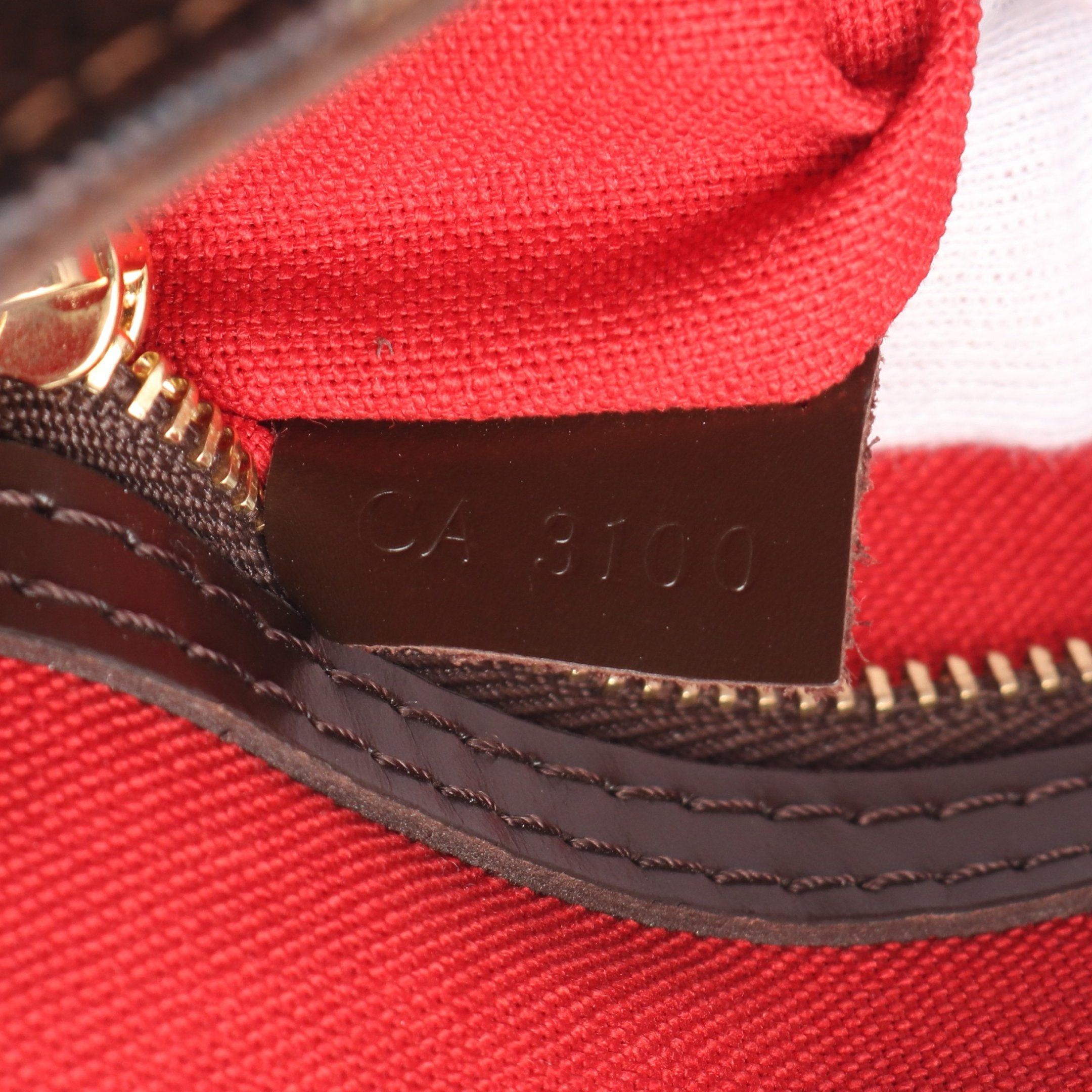 Louis Vuitton Louis Vuitton Hippopotamus Rivington Damier Ebene Shoulder Bag Leather Brown Size ONE SIZE - 5 Thumbnail