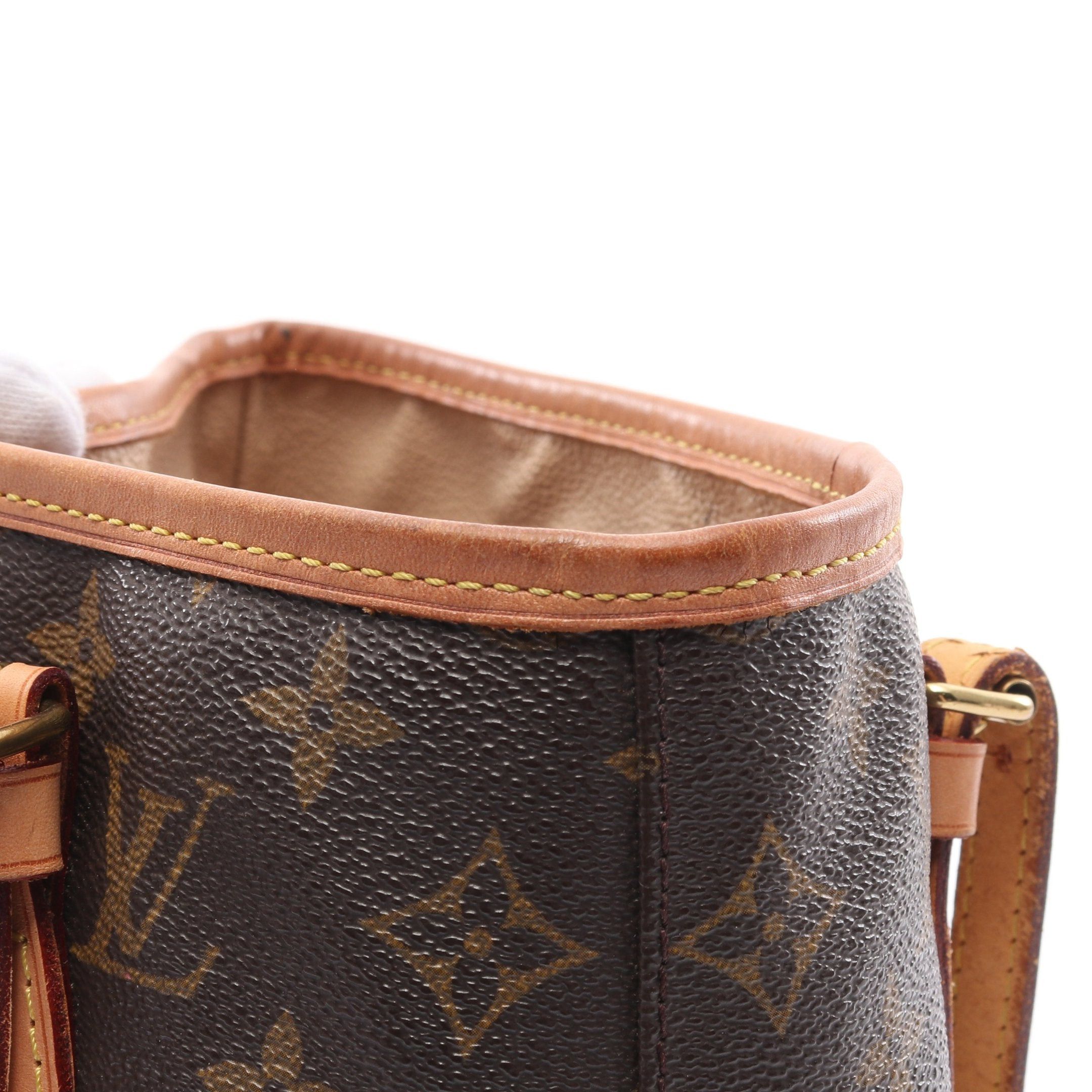 Louis Vuitton Louis Vuitton Bucket Pm Monogram Handbag Leather Brown Size ONE SIZE - 11 Thumbnail