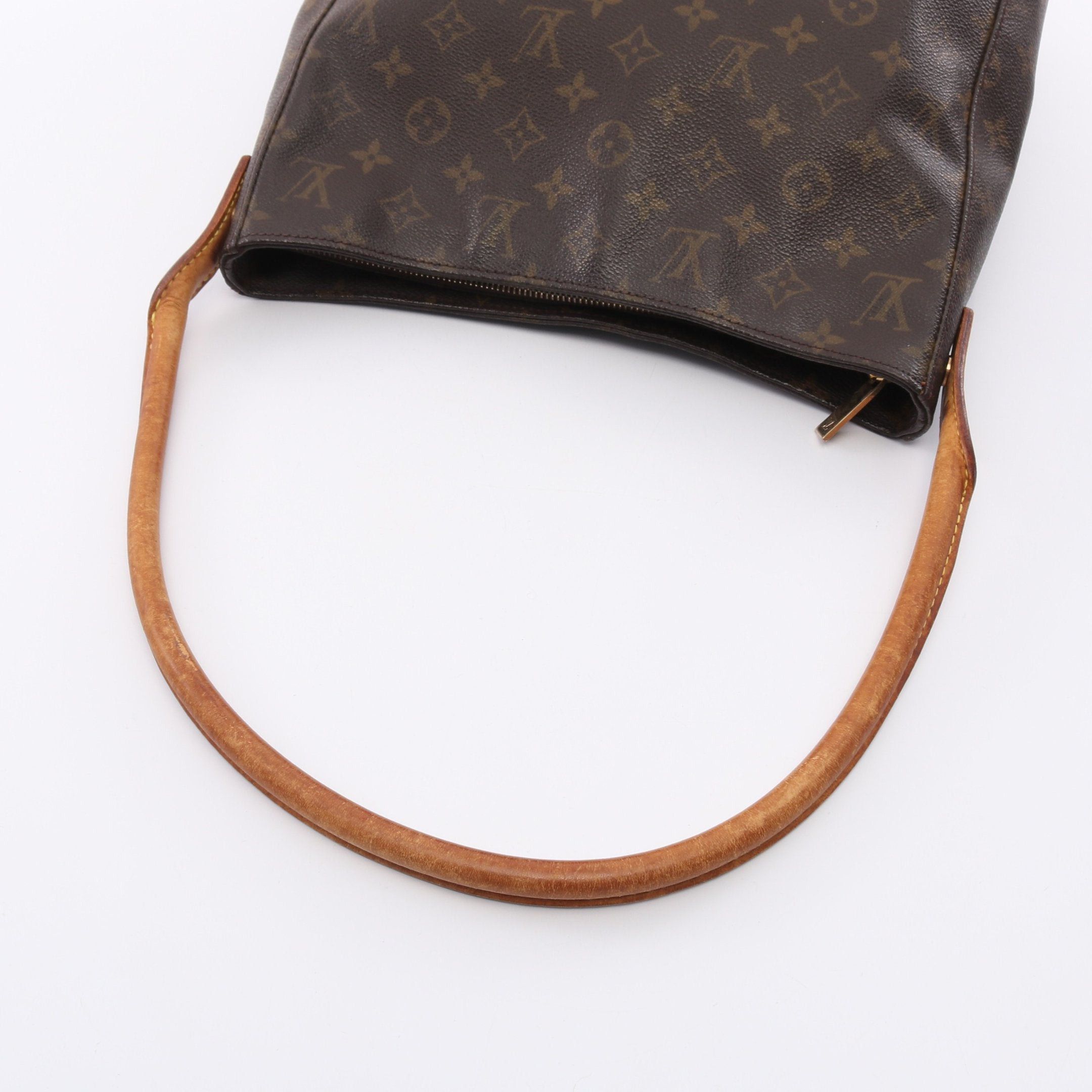 Louis Vuitton Louis Vuitton Looping Gm Monogram Shoulder Bag Leather Brown Size ONE SIZE - 10 Thumbnail