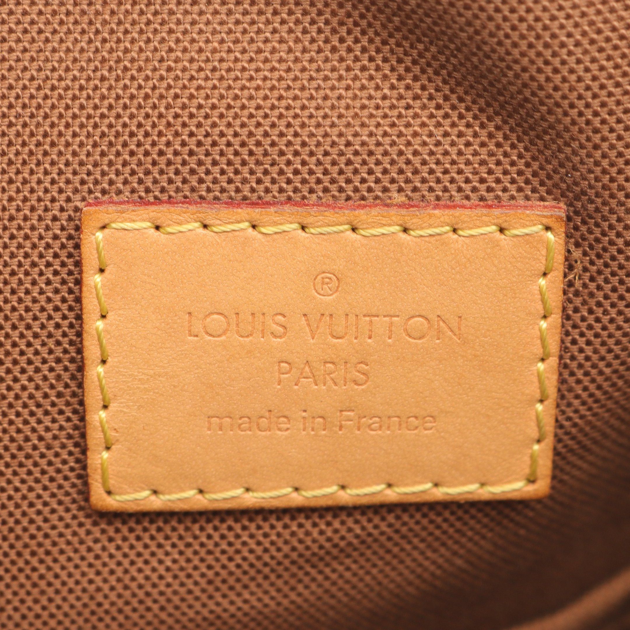 Louis Vuitton Louis Vuitton Odeon Mm Monogram Shoulder Bag Leather Brown Size ONE SIZE - 4 Thumbnail