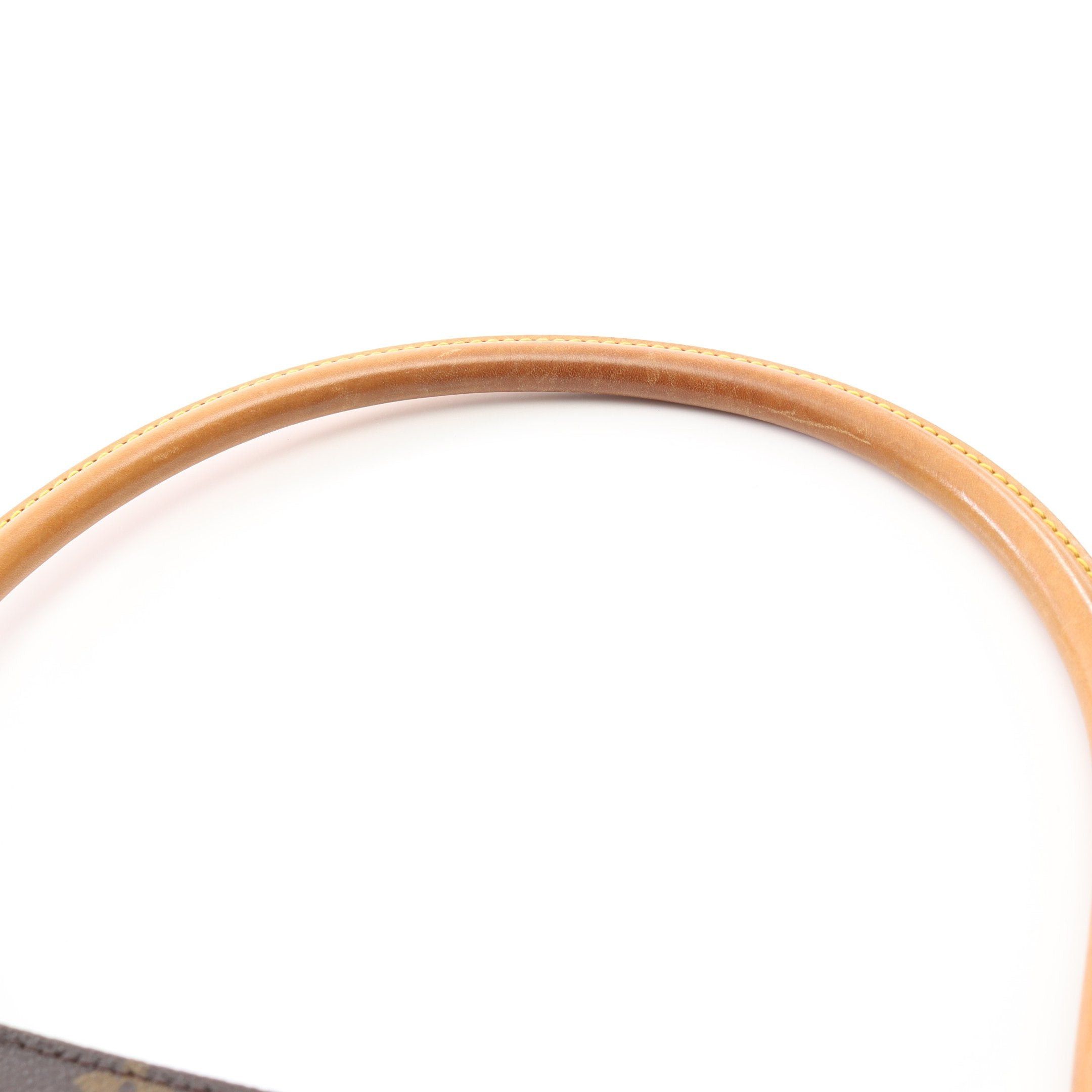 Louis Vuitton Louis Vuitton Looping Mm Monogram Shoulder Bag Leather Brown Size ONE SIZE - 8 Thumbnail