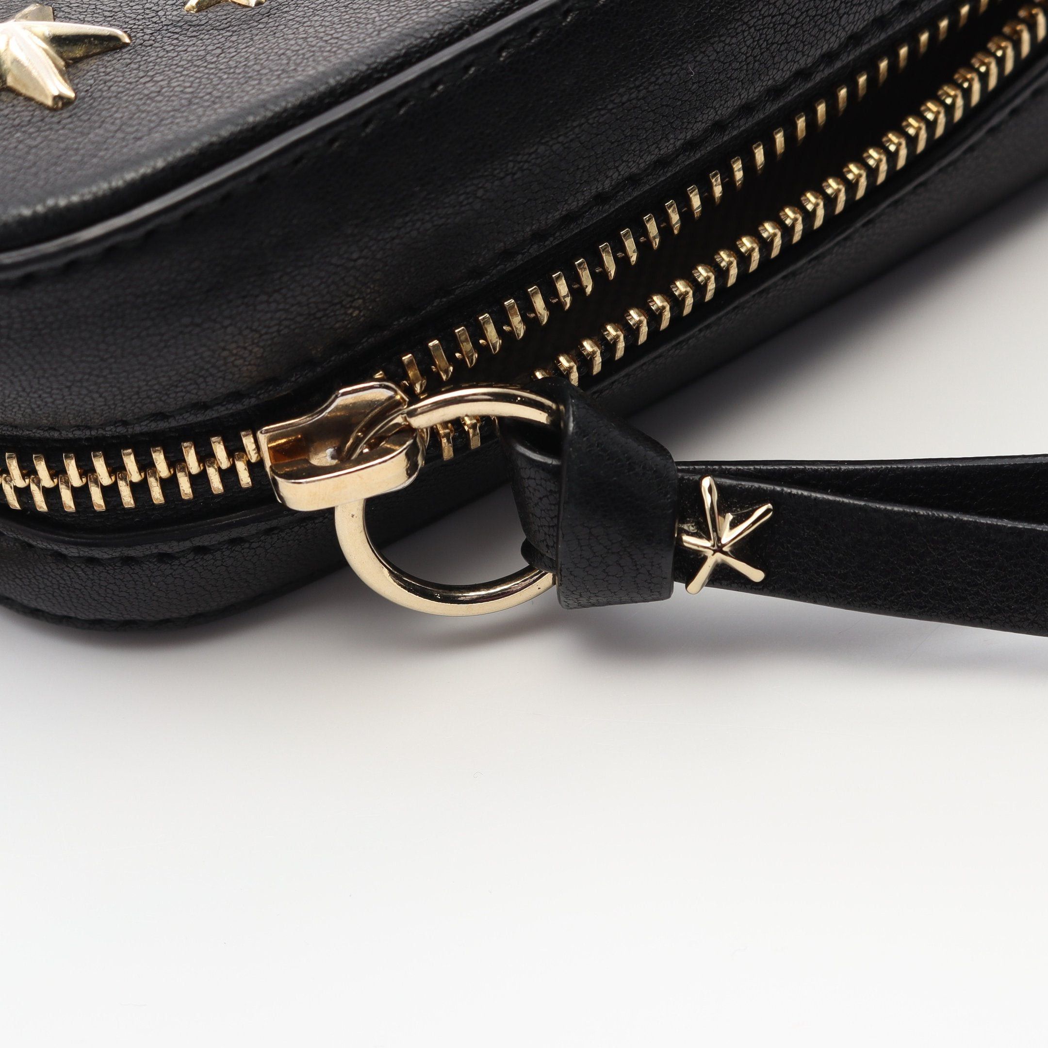 Jimmy Choo Jimmy Choo Shoulder Bag Leather Black Star Studs Size ONE SIZE - 7 Thumbnail
