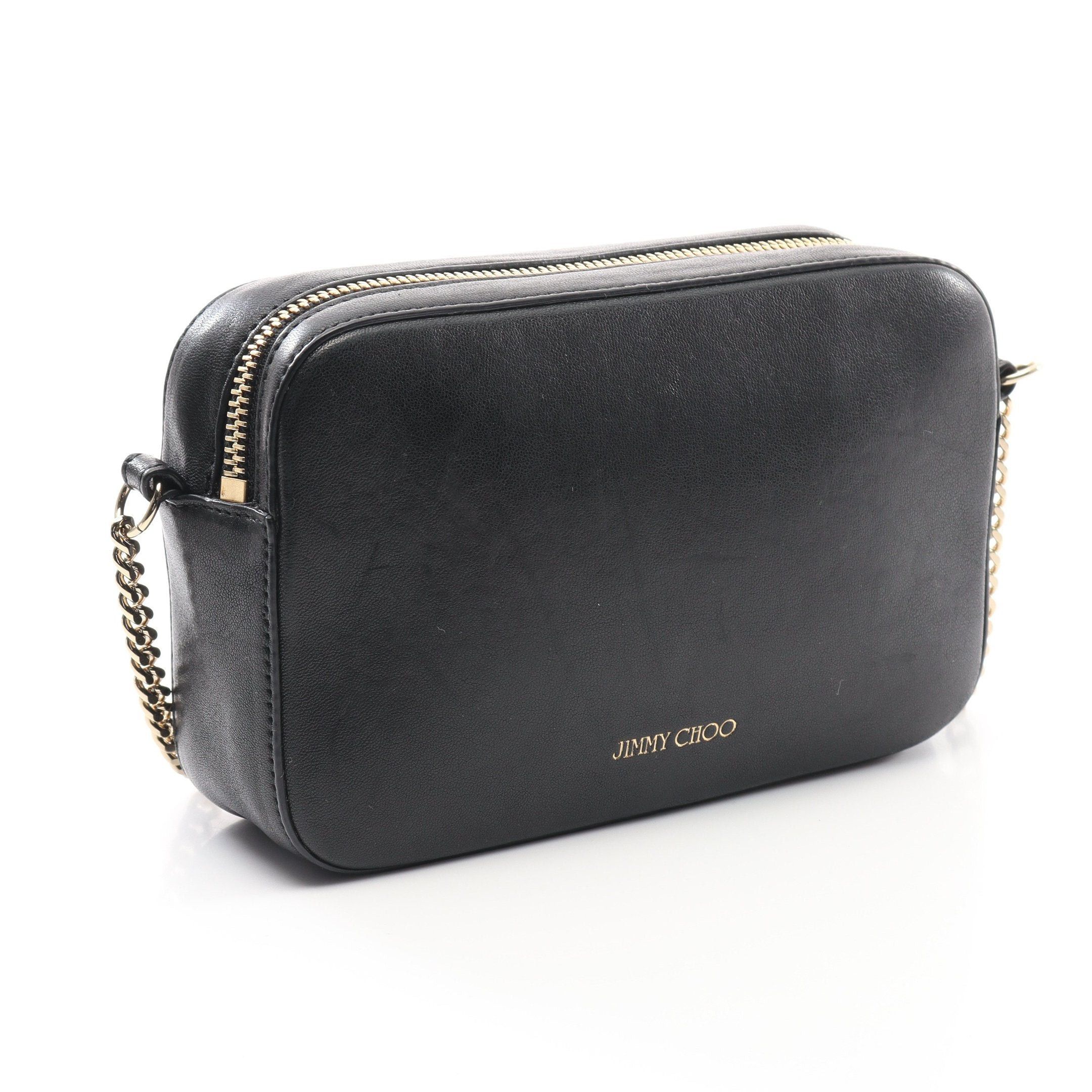 Jimmy Choo Jimmy Choo Shoulder Bag Leather Black Star Studs Size ONE SIZE - 2 Thumbnail