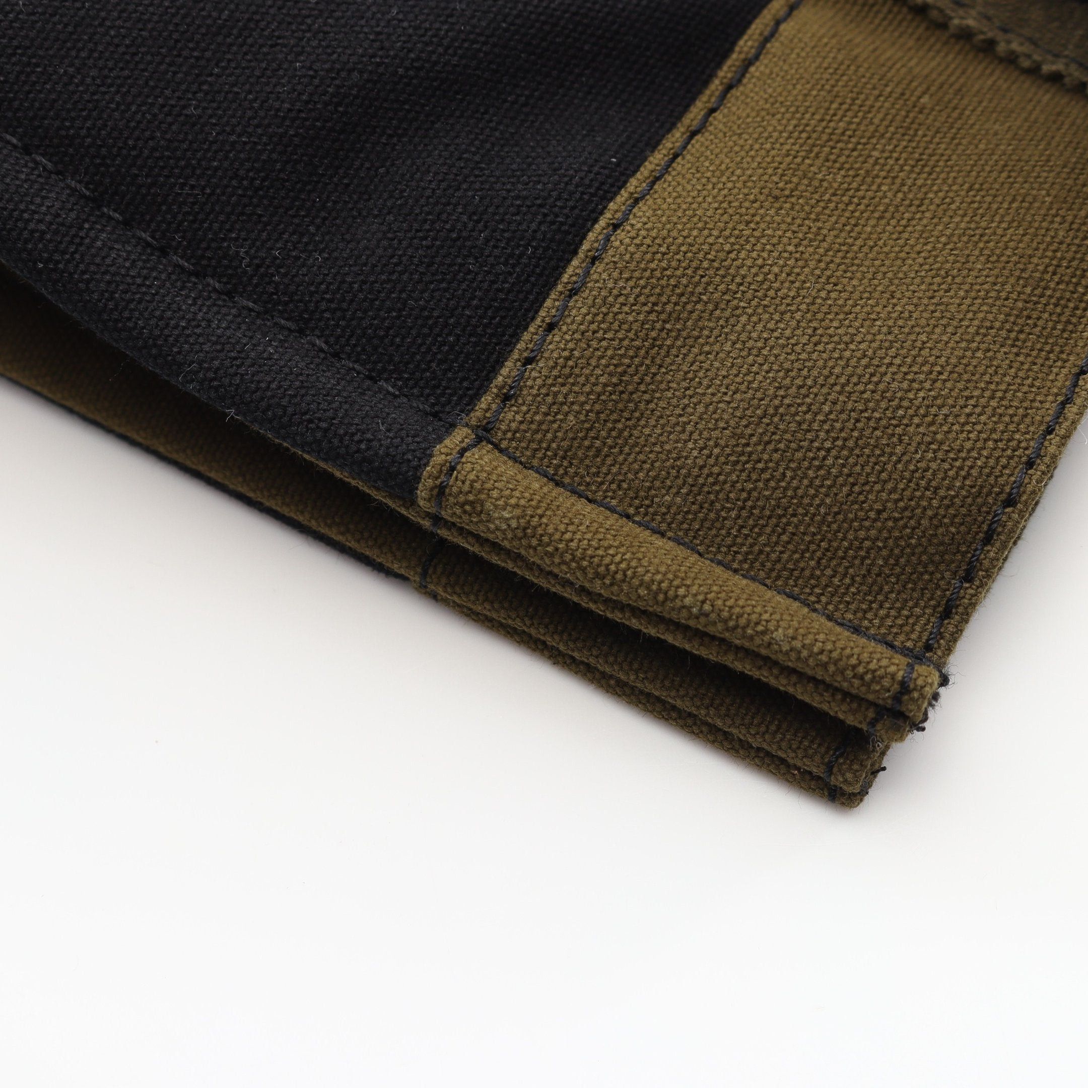 Hermes Hermes Fool Toe Pm Handbag Tote Bag Canvas Black Khaki Green Silver Hardware Size ONE SIZE - 8 Thumbnail