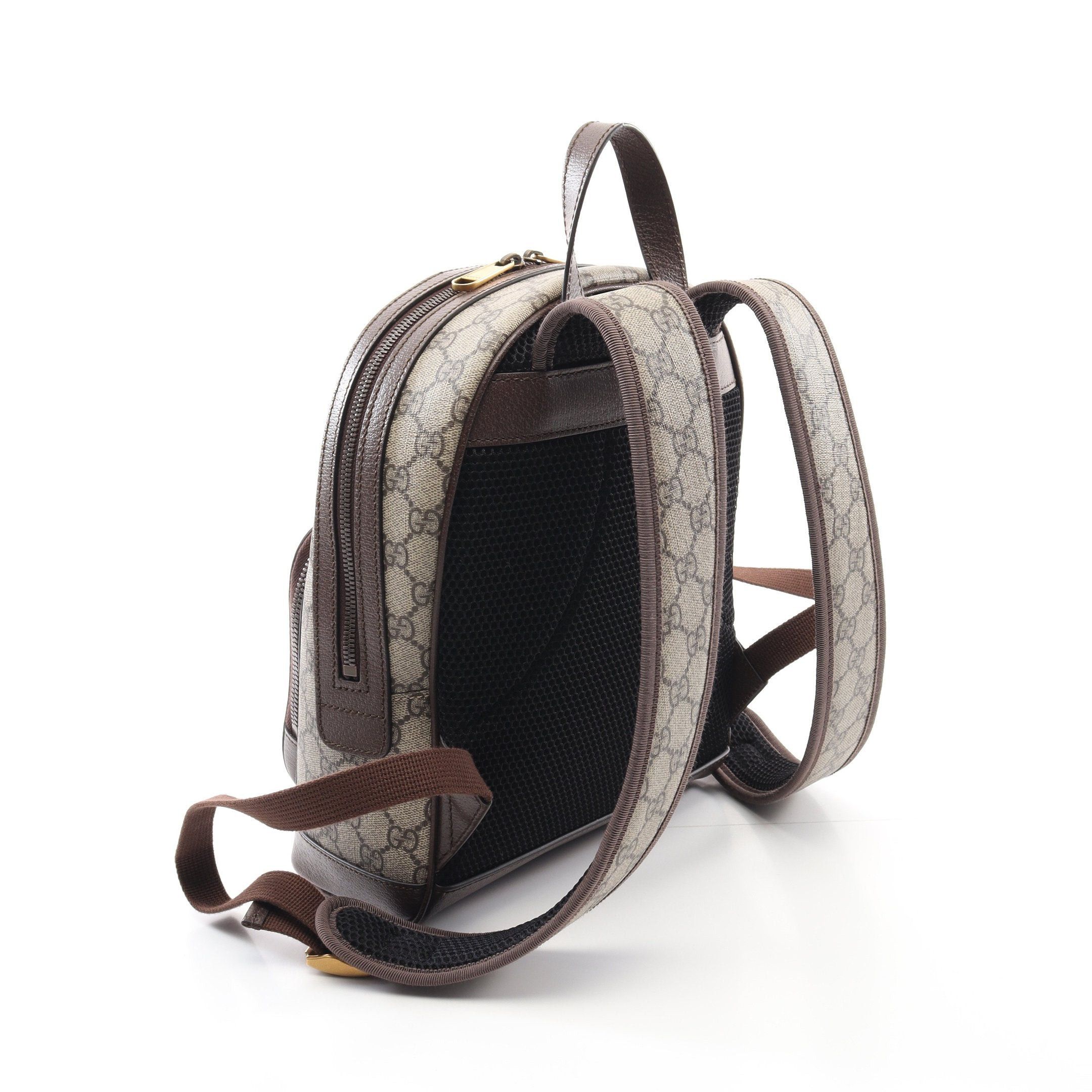Gucci Gucci Ophidia Gg Supreme Backpack Rucksack Leather Beige Multicolor Size ONE SIZE - 2 Thumbnail