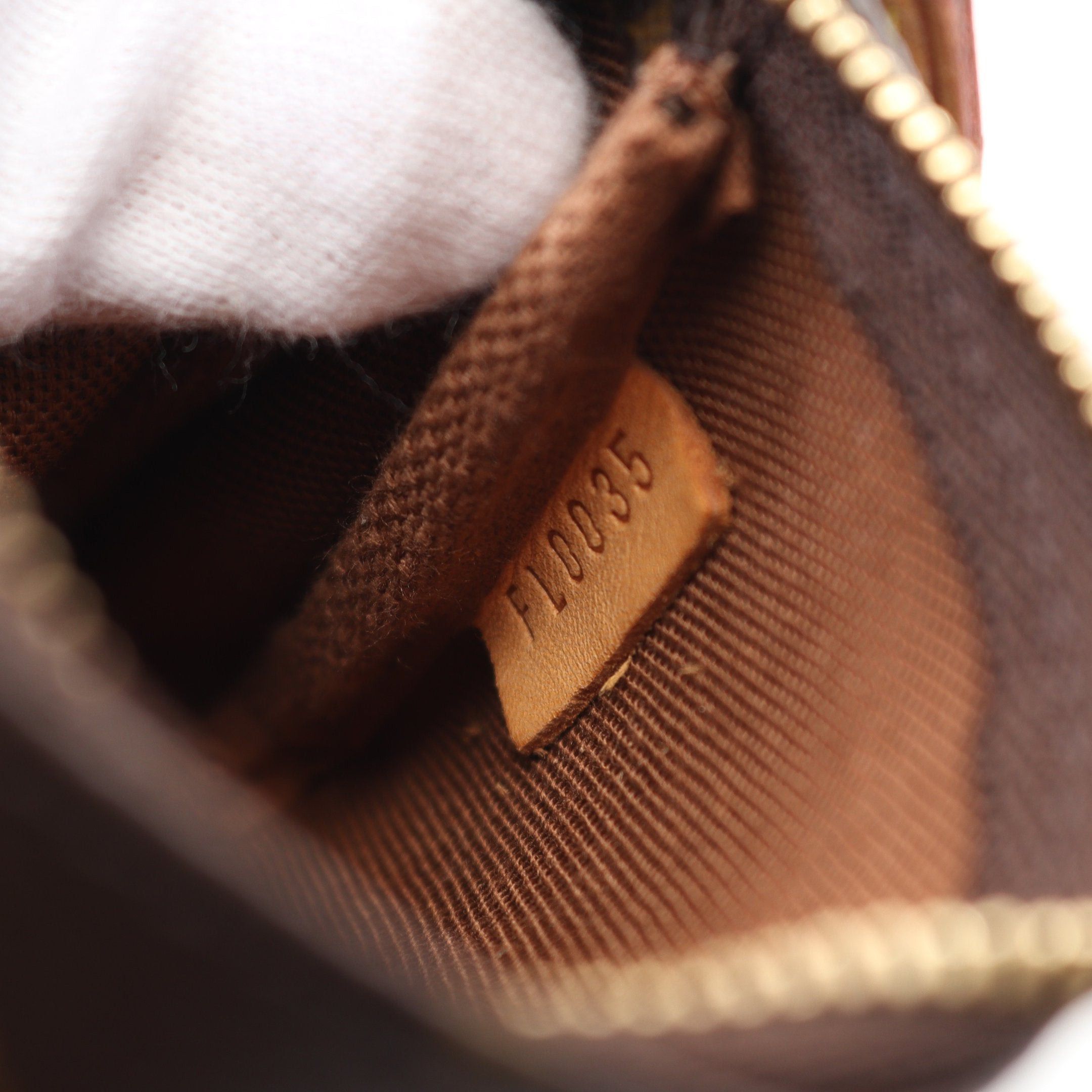 Louis Vuitton Louis Vuitton Mini Pochette Accessoires Monogram Chain Handbag Leather Brown Size ONE SIZE - 5 Thumbnail