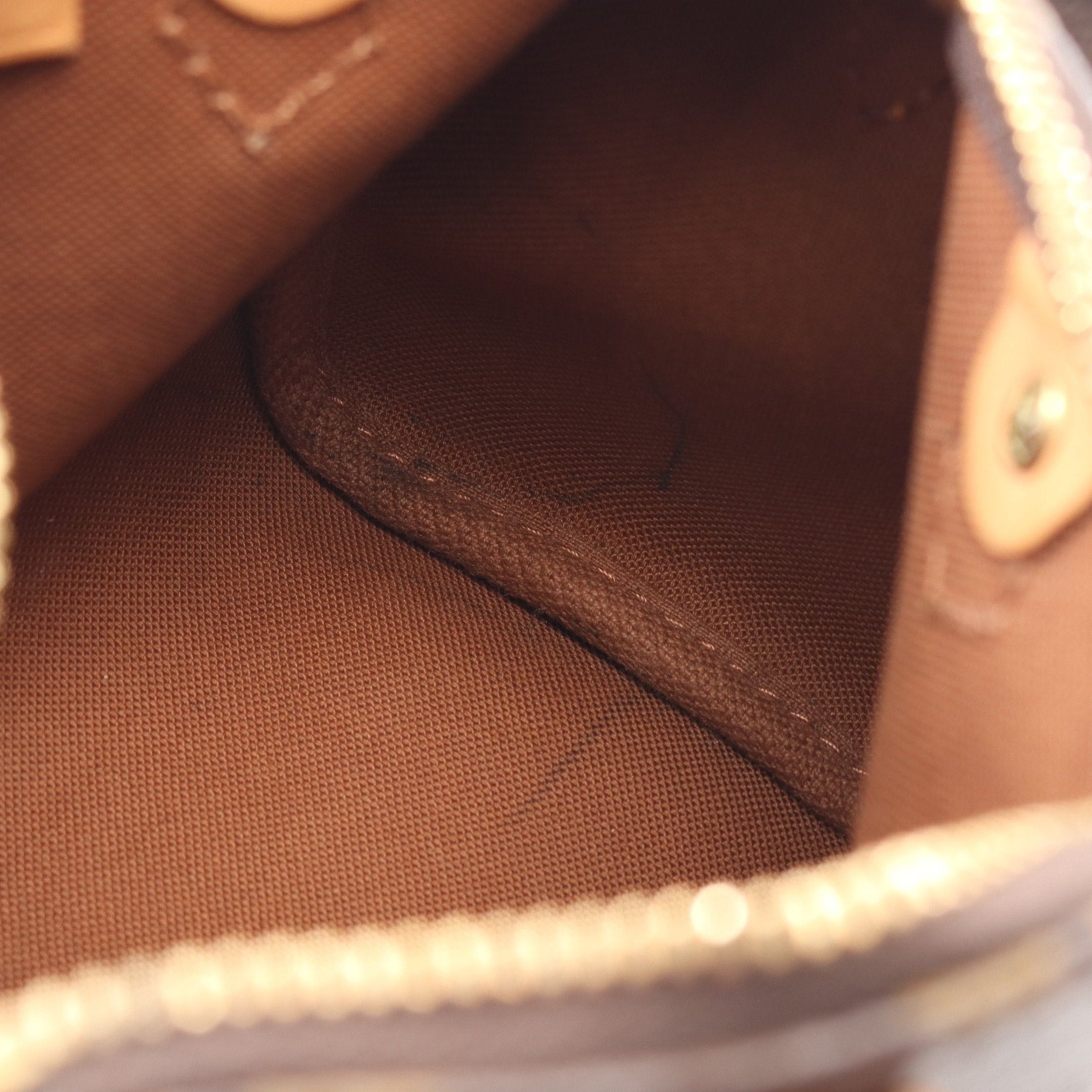 Louis Vuitton Louis Vuitton Nano Speedy Monogram Shoulder Bag Leather Brown Size ONE SIZE - 6 Thumbnail