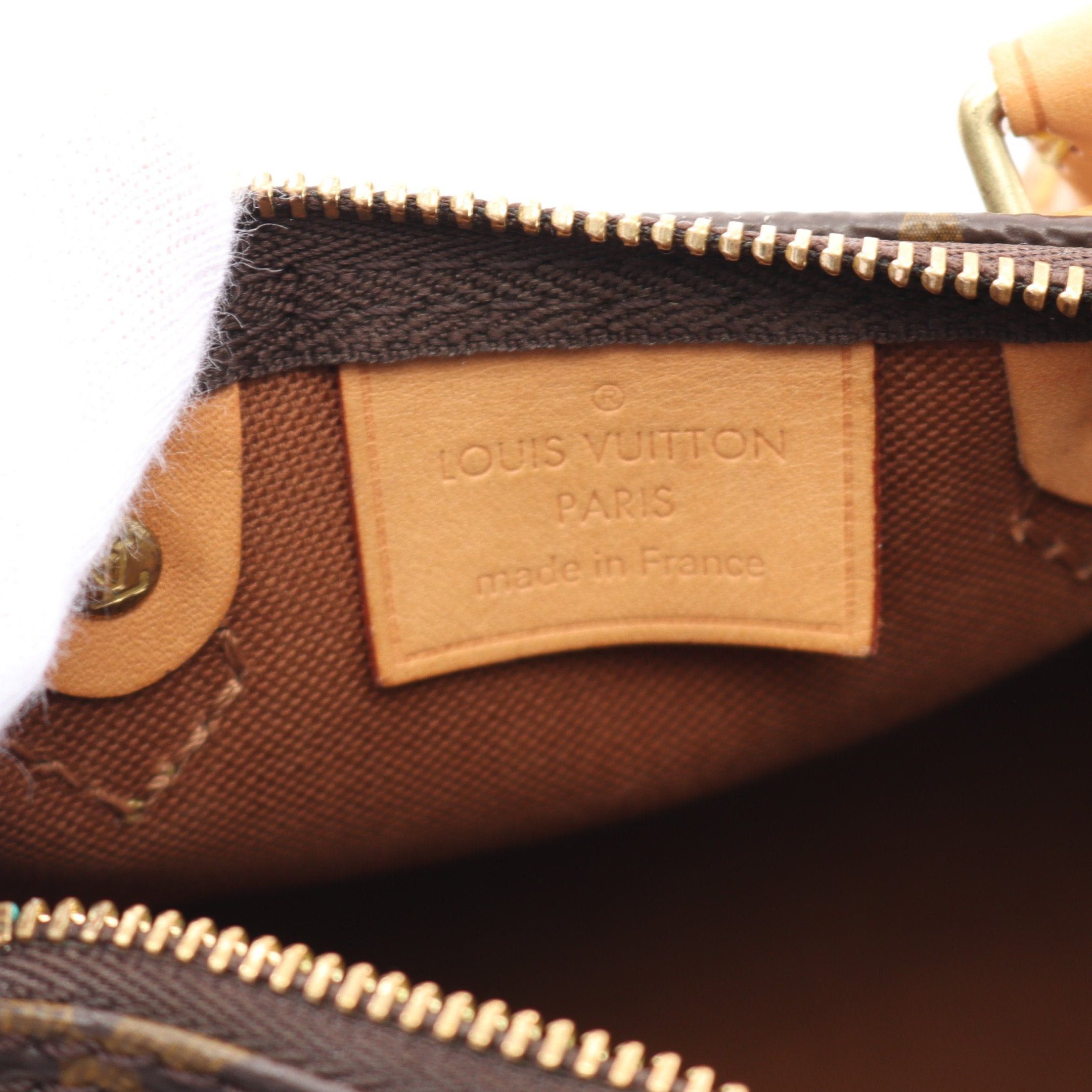 Louis Vuitton Louis Vuitton Nano Speedy Monogram Shoulder Bag Leather Brown Size ONE SIZE - 4 Thumbnail