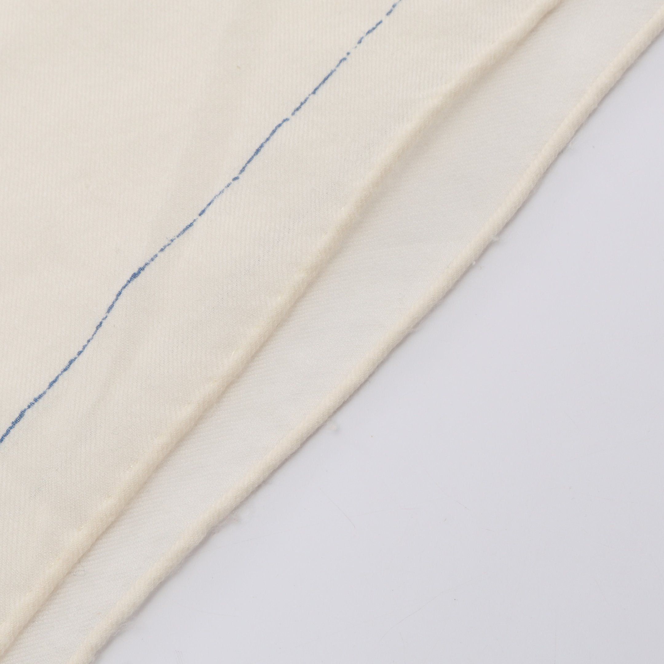 Chanel Chanel Camellia Stall Shawl Cashmere Ivory Blue Size ONE SIZE - 5 Thumbnail