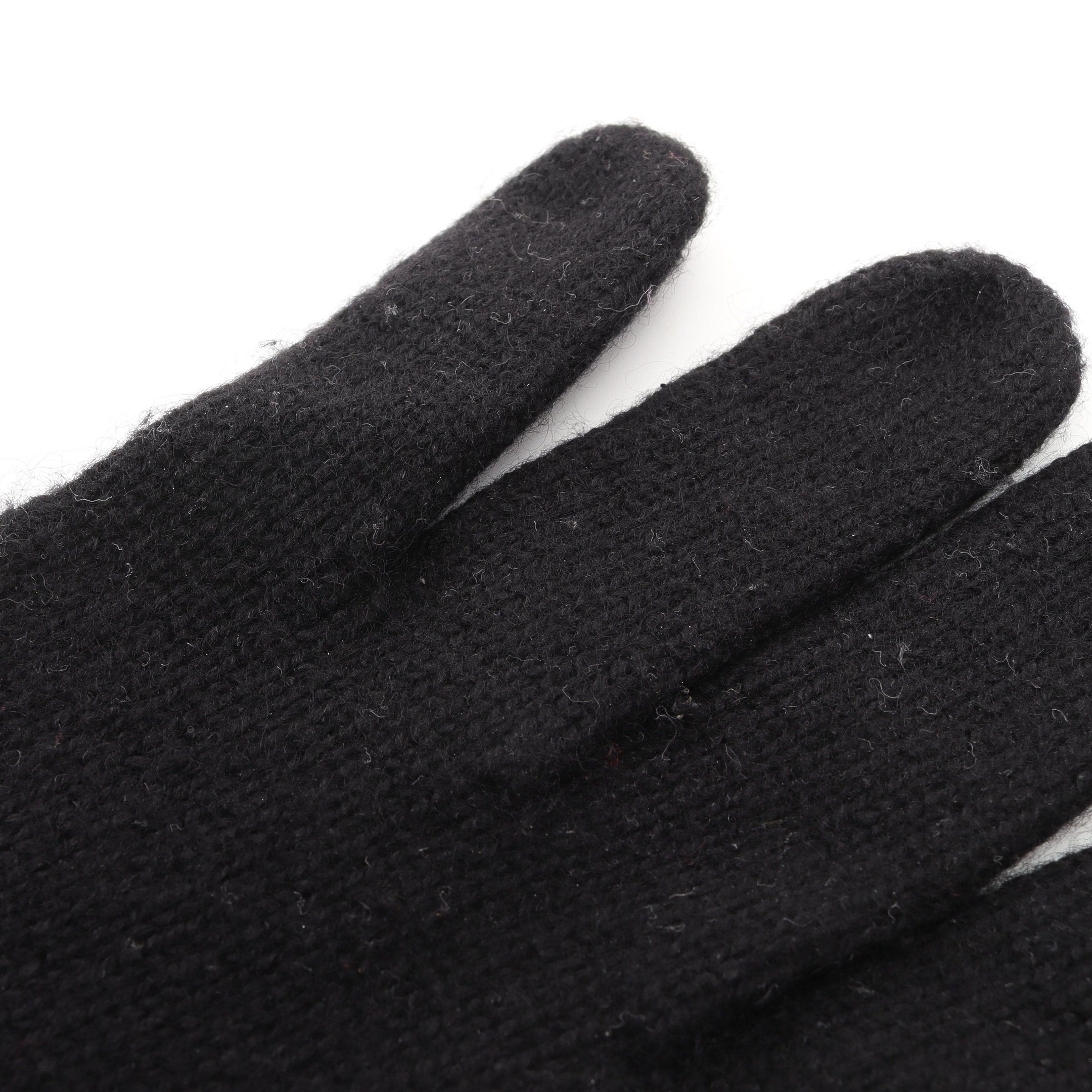Hermes Hermes Gloves Glove Cashmere Black Knit Size ONE SIZE - 7 Thumbnail