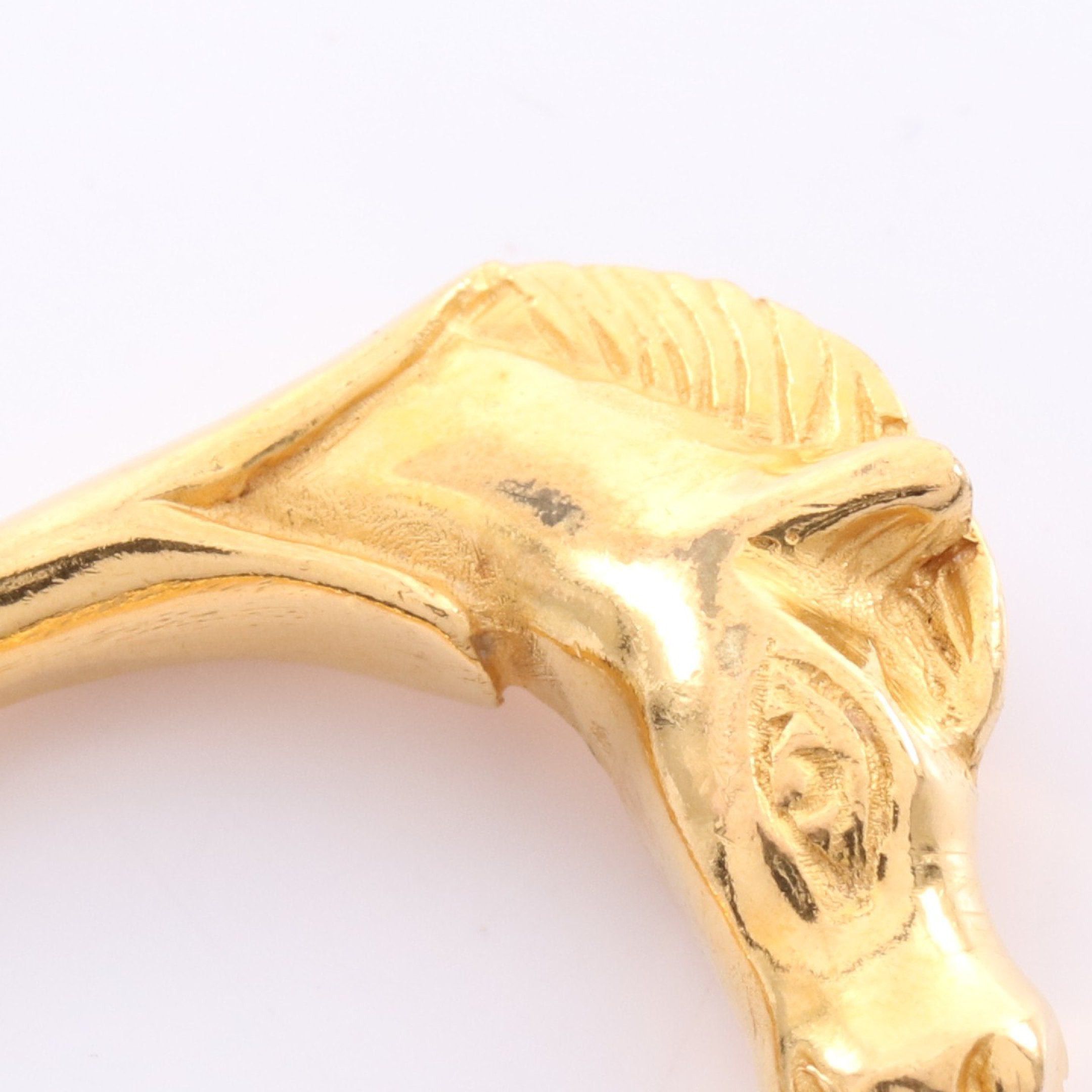 Hermes Hermes Cheval Horse Ring Gp Gold Size ONE SIZE - 7 Thumbnail