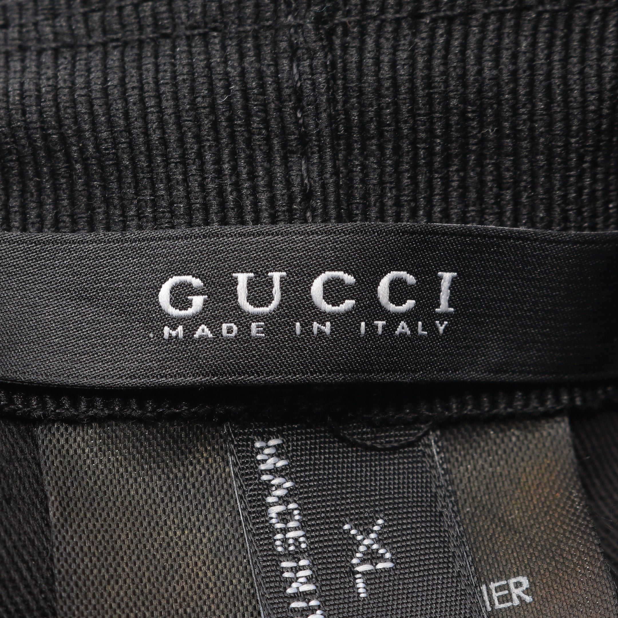 Gucci Gucci Gucci Sima Bucket Hat Leather Black Size ONE SIZE - 4 Thumbnail