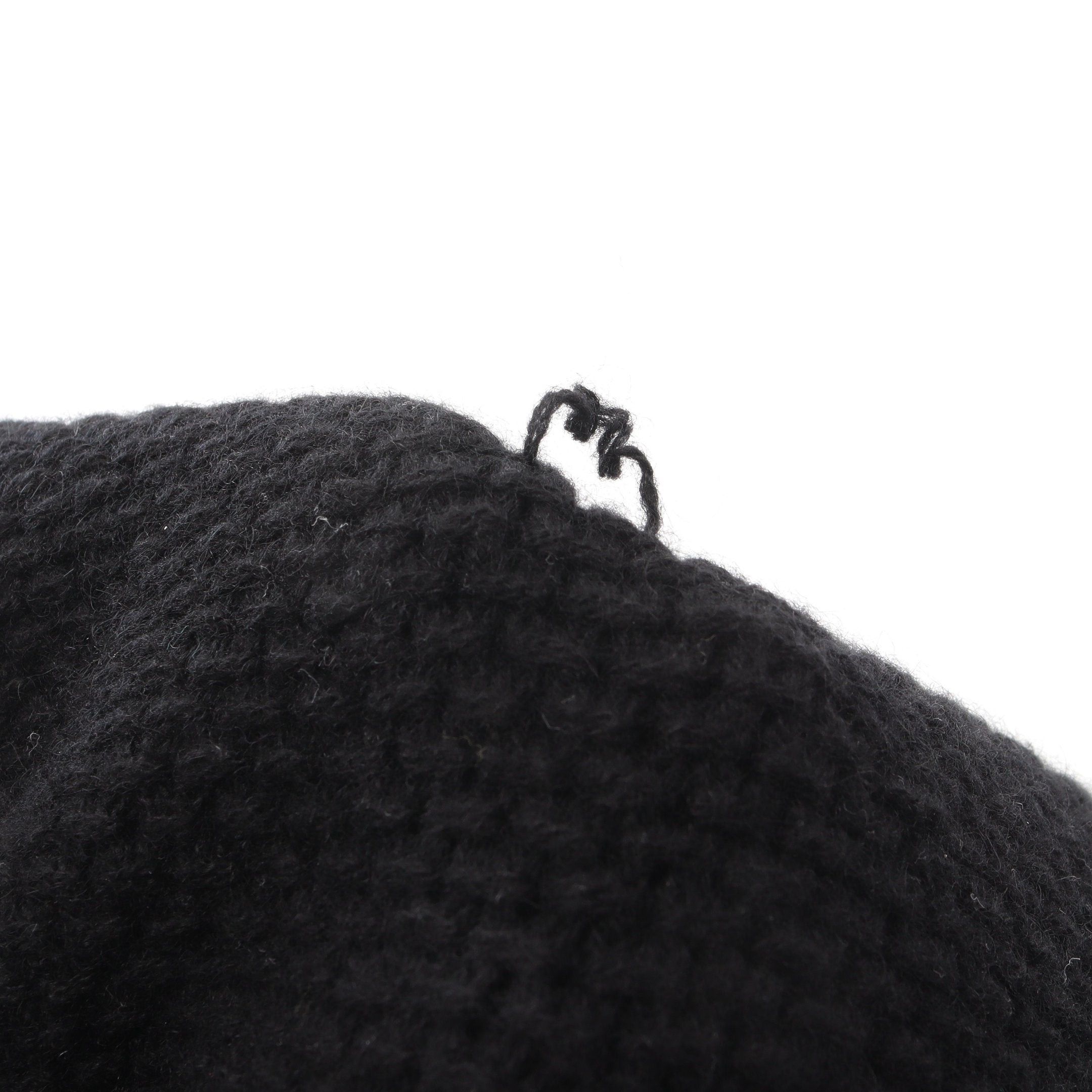 Chanel Chanel Coco Mark Scarf Cashmere Black Size ONE SIZE - 5 Thumbnail
