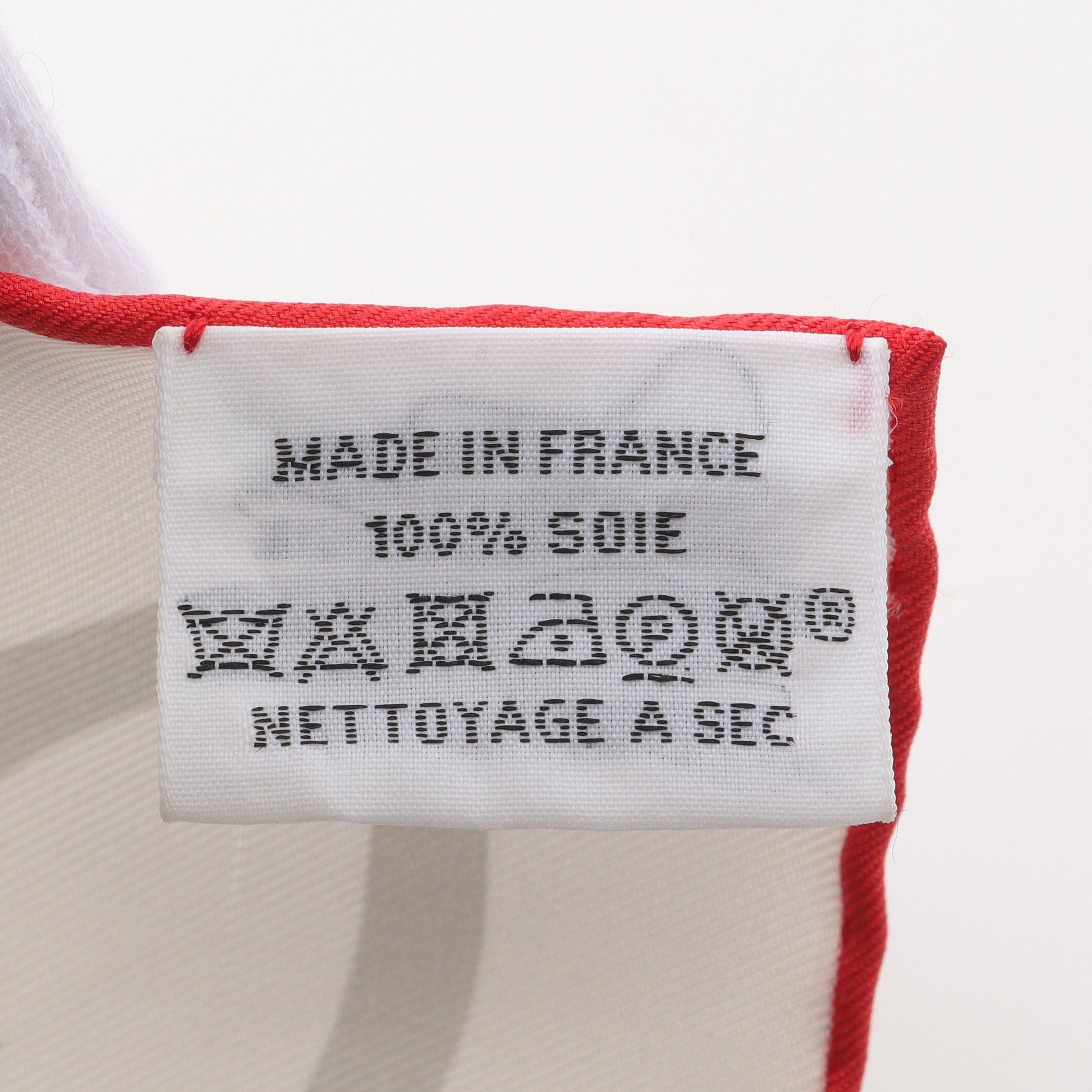 Hermes Hermes Petit Carres 45 Gavroche Just Married Scarf Silk Ivory Multicolor Size ONE SIZE - 3 Thumbnail