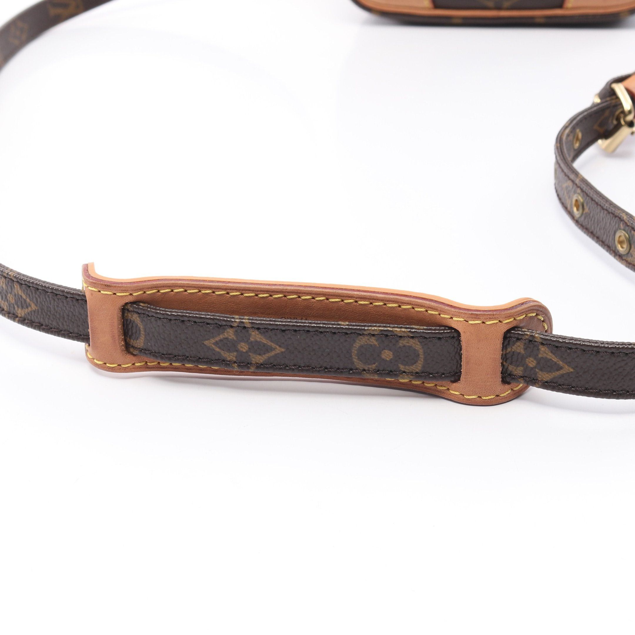 Louis Vuitton Louis Vuitton Amazon Monogram Shoulder Bag Leather Brown Size ONE SIZE - 11 Thumbnail
