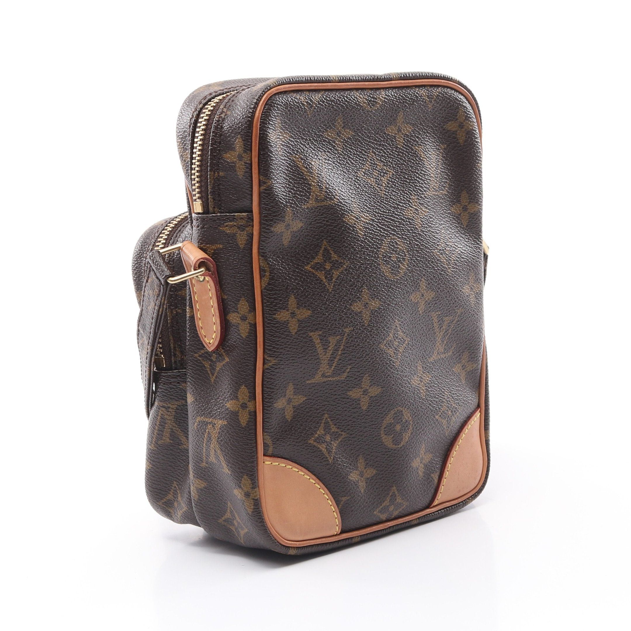 Louis Vuitton Louis Vuitton Amazon Monogram Shoulder Bag Leather Brown Size ONE SIZE - 2 Thumbnail