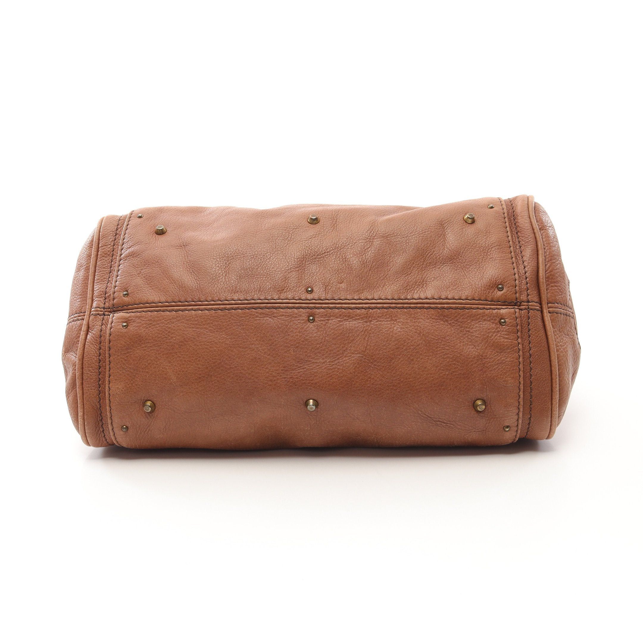 Chloe Chloe Paddington Shoulder Bag Leather Brown Size ONE SIZE - 10 Thumbnail