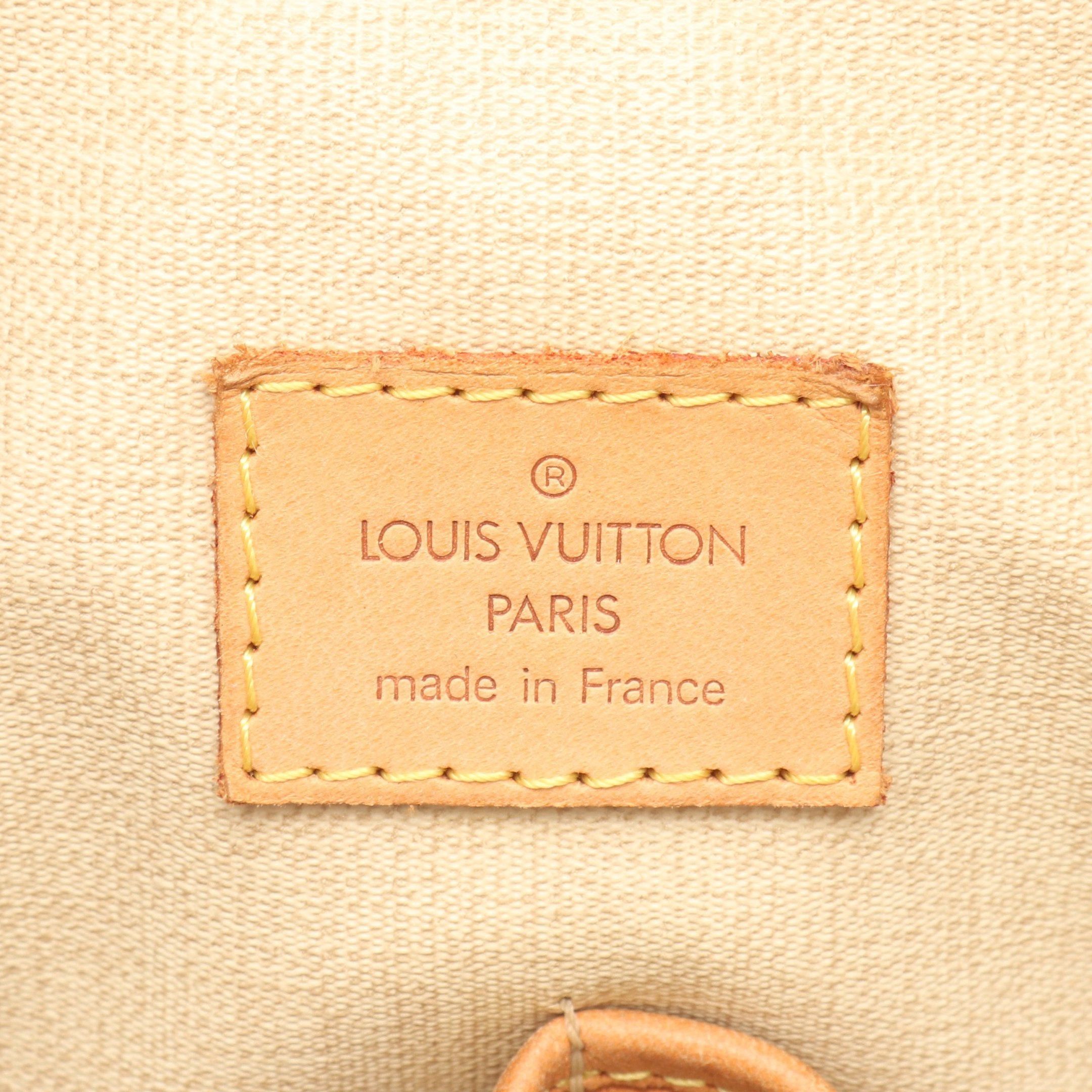 Louis Vuitton Louis Vuitton Trouville Monogram Handbag Leather Brown Size ONE SIZE - 4 Thumbnail