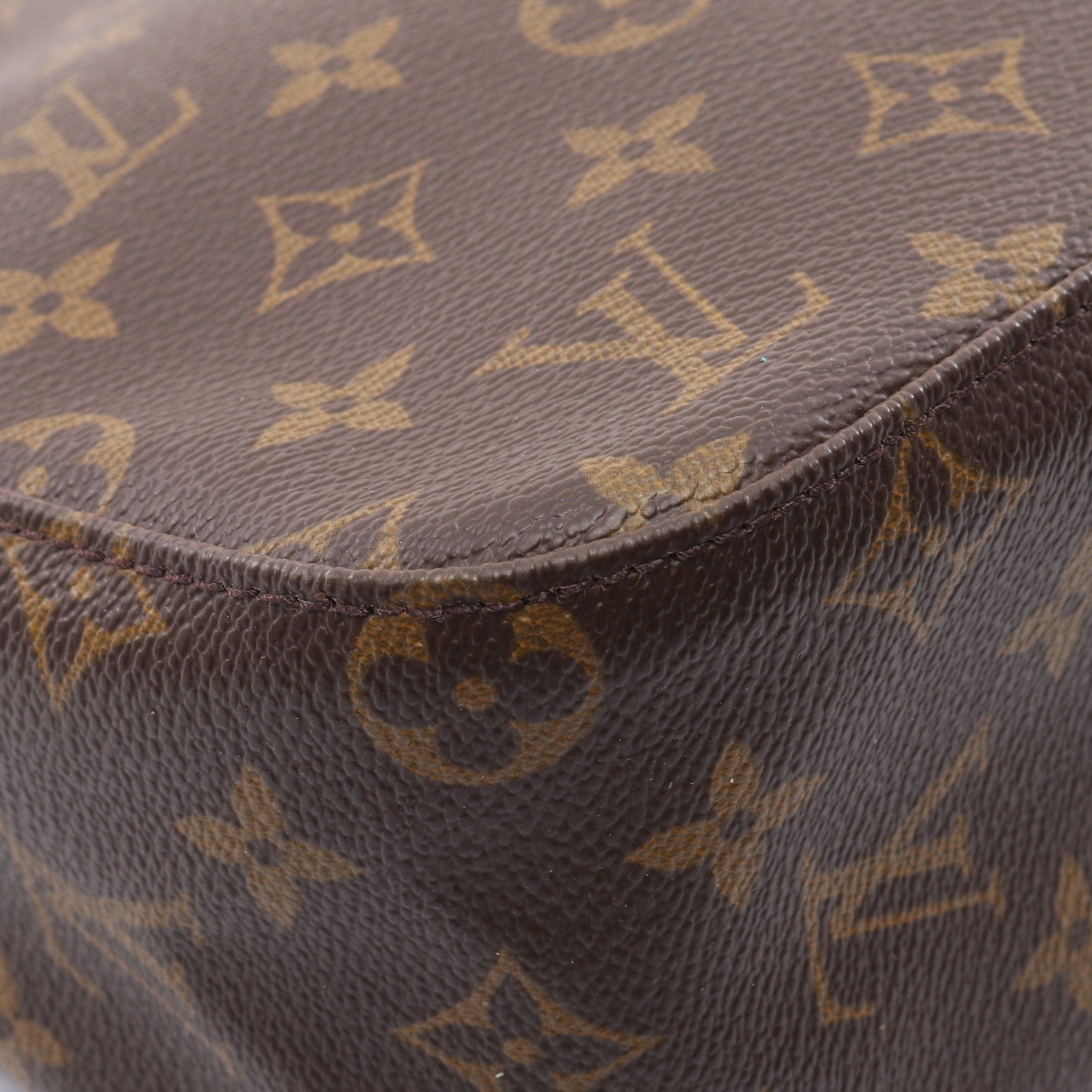 Louis Vuitton Louis Vuitton Looping Mm Monogram Shoulder Bag Leather Brown Size ONE SIZE - 6 Thumbnail