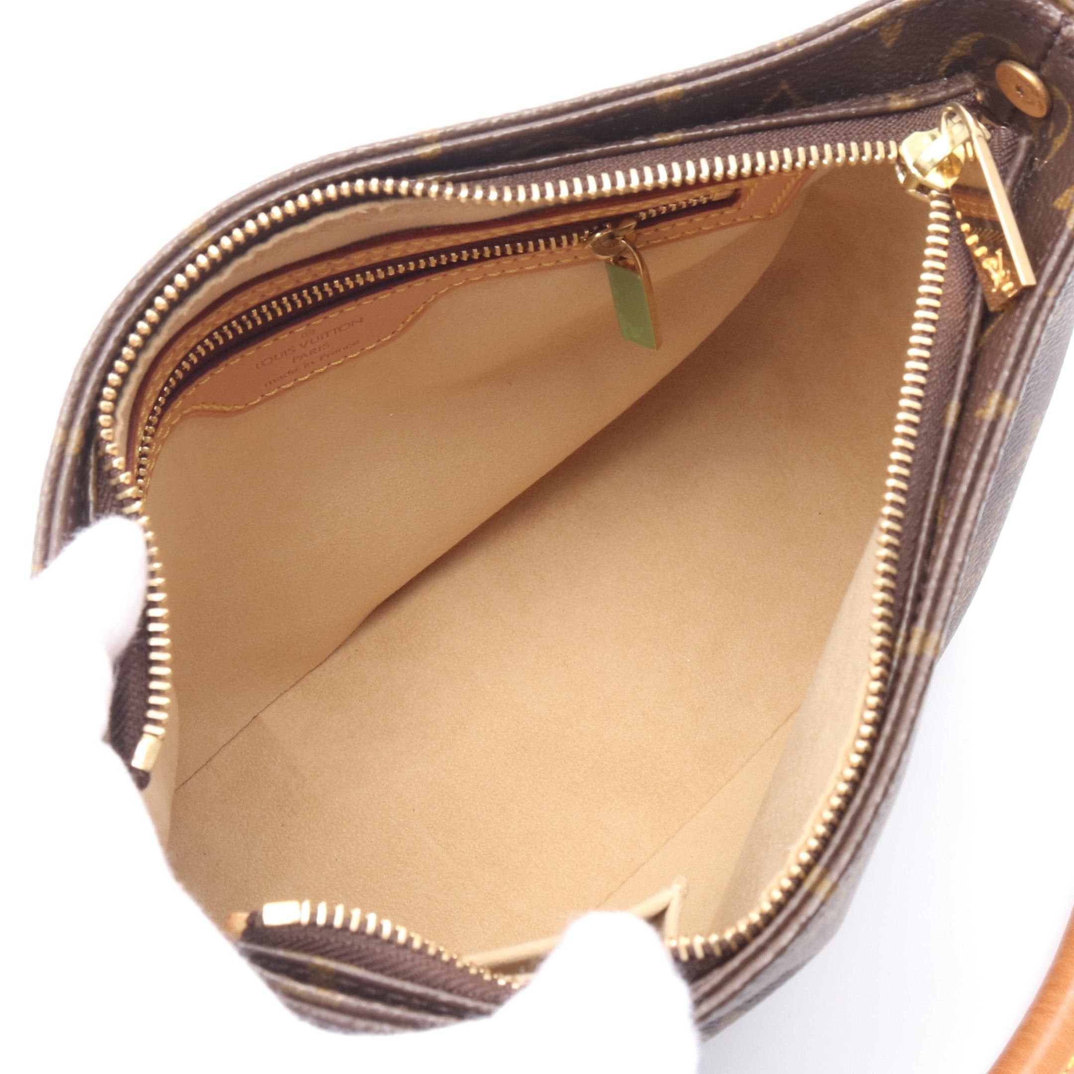 Louis Vuitton Louis Vuitton Looping Mm Monogram Shoulder Bag Leather Brown Size ONE SIZE - 3 Thumbnail