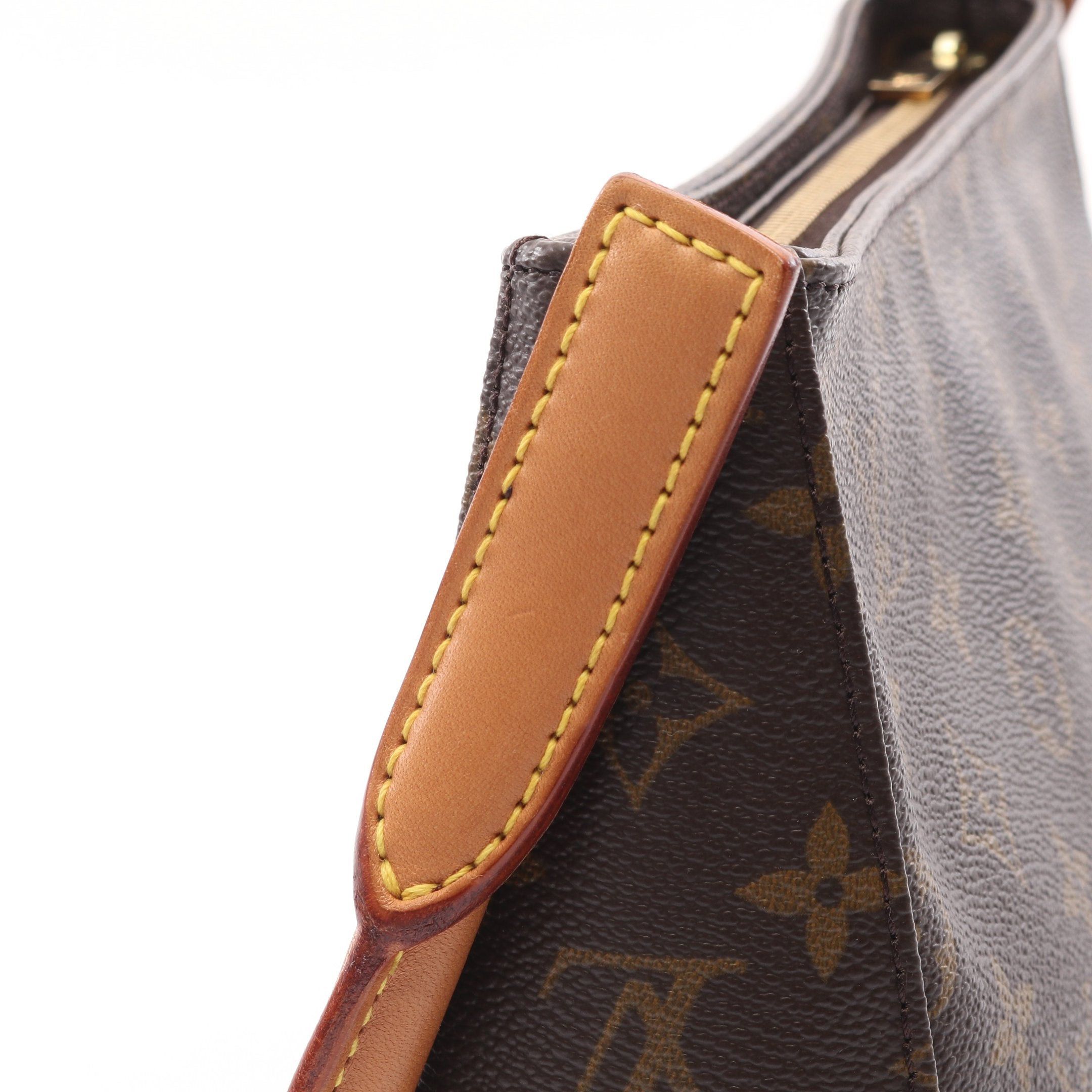 Louis Vuitton Louis Vuitton Looping Mm Monogram Shoulder Bag Leather Brown Size ONE SIZE - 10 Thumbnail