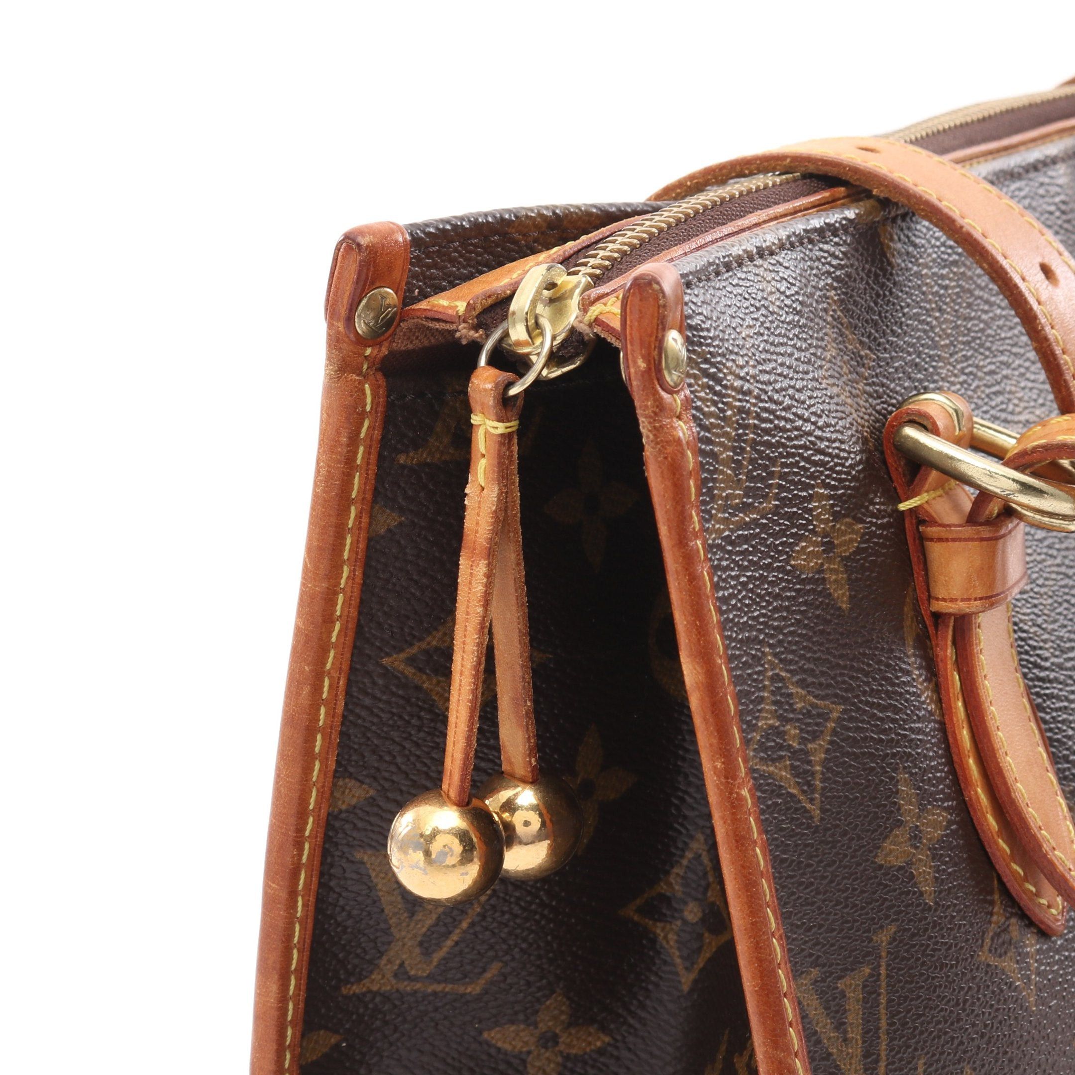 Louis Vuitton Louis Vuitton Popincourt O Monogram Shoulder Bag Tote Leather Brown Size ONE SIZE - 8 Thumbnail