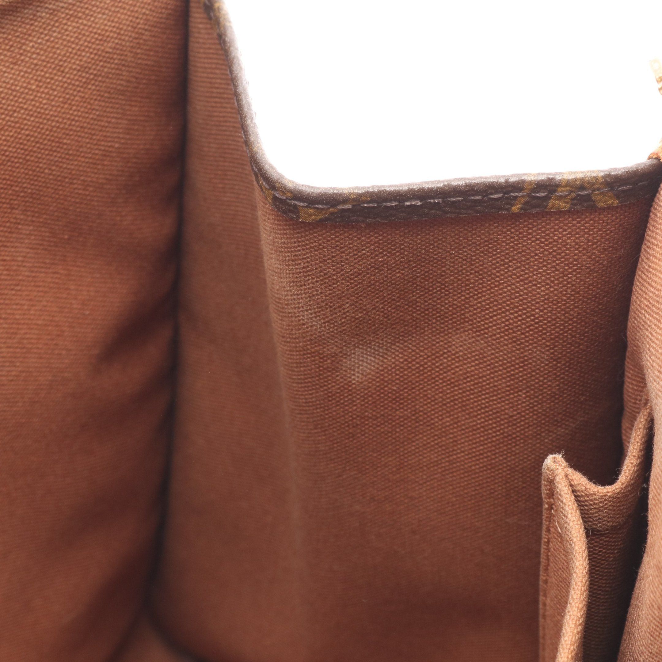Louis Vuitton Louis Vuitton Popincourt O Monogram Shoulder Bag Tote Leather Brown Size ONE SIZE - 12 Thumbnail