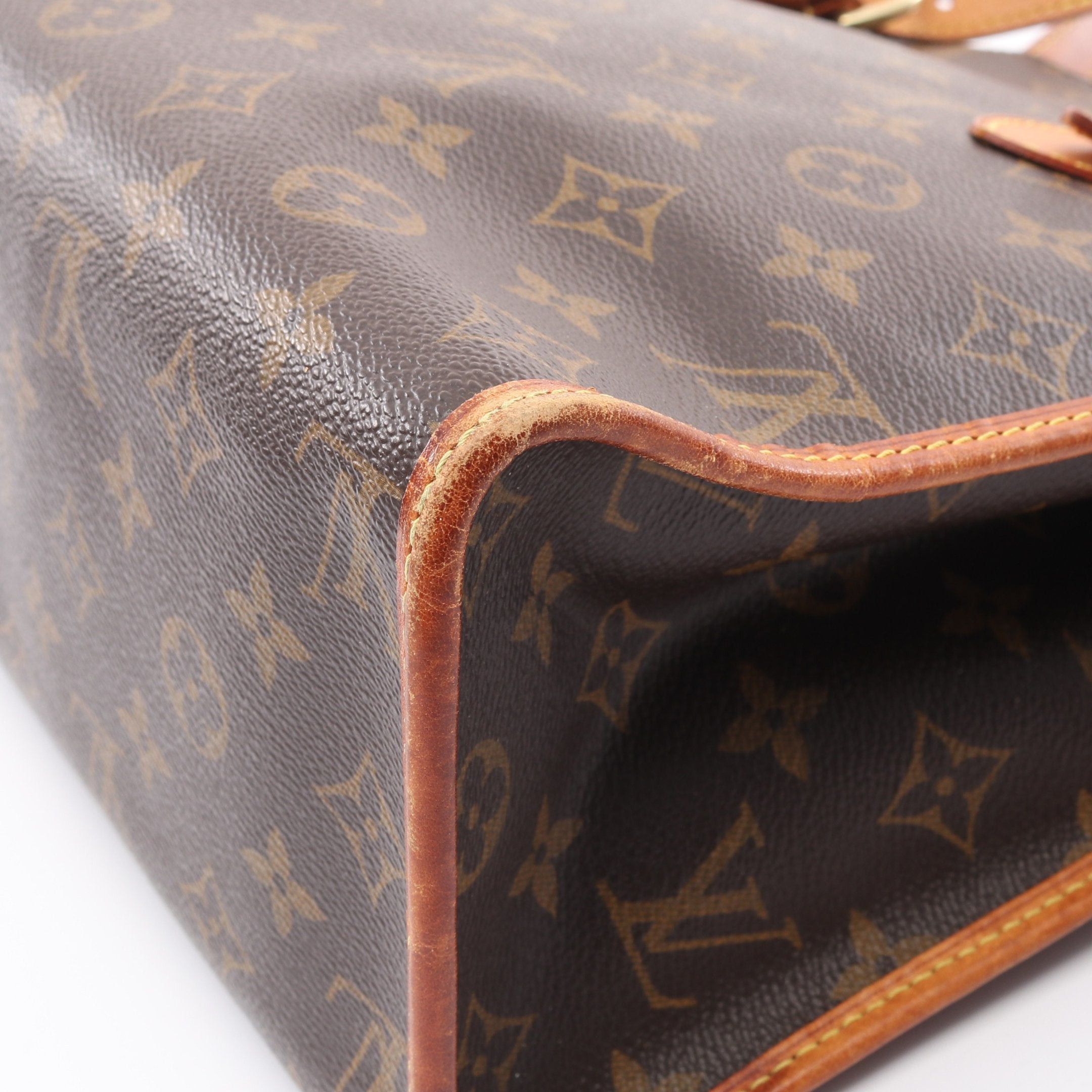 Louis Vuitton Louis Vuitton Popincourt O Monogram Shoulder Bag Tote Leather Brown Size ONE SIZE - 7 Thumbnail